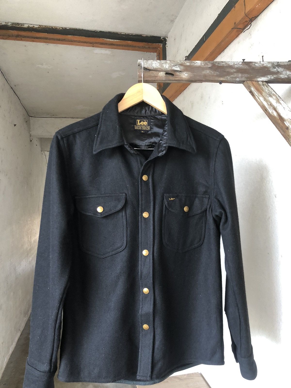 Lee Vintage Lee Wool Blend Western Shirt Size US M / EU 48-50 / 2 - 3 Thumbnail