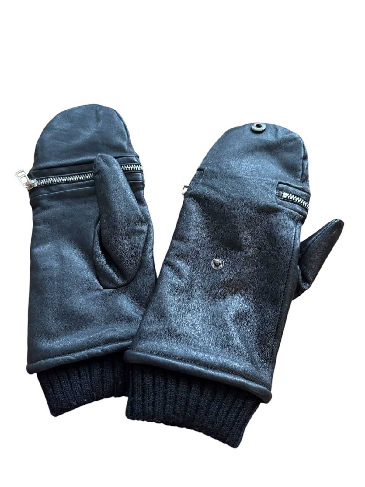 Ellesse Elle leather and fur used once gloves Size ONE SIZE - 1 Preview