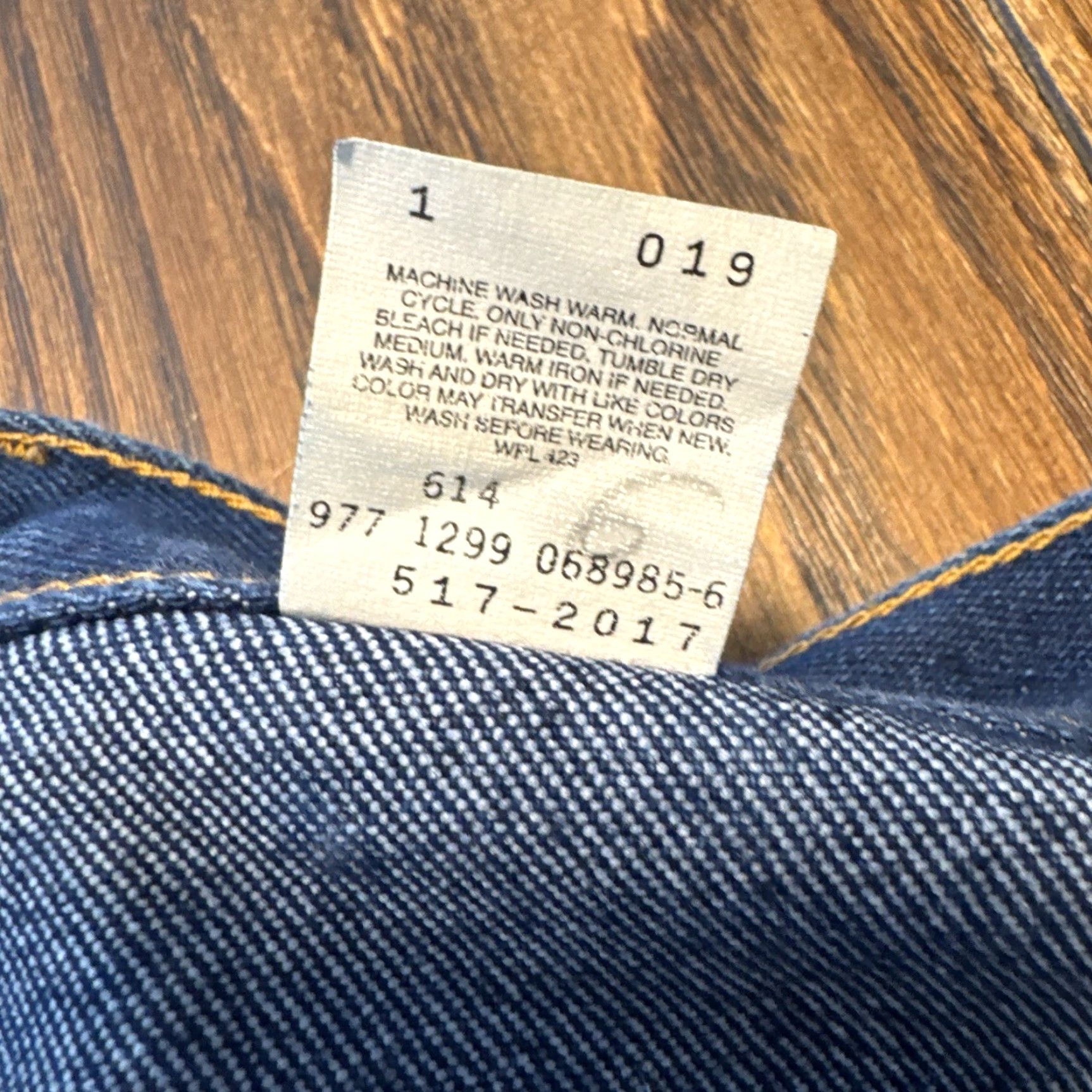 Levi's VINTAGE Levi’s 517 Bootcut Jeans 33x30 Mens Blue Denim Cowboy Cut Cowboy 517 90s? Size US 33 - 6 Thumbnail