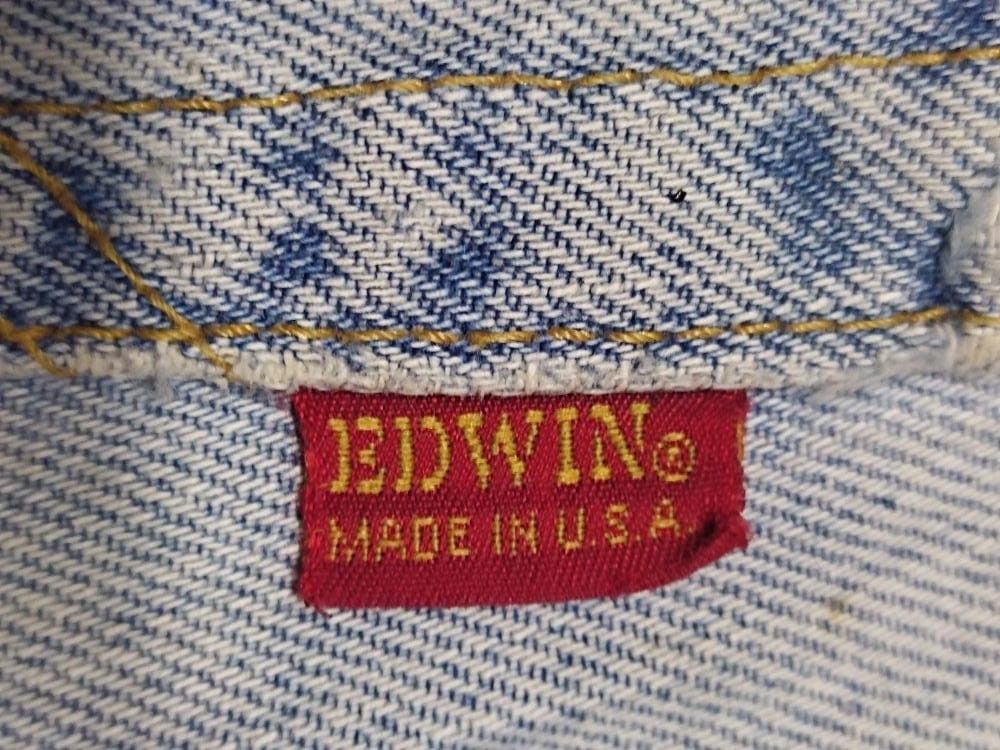 Edwin VINTAGE EDWIN DISTRESSED JEANS MADE IN USA Size US 33 - 11 Thumbnail