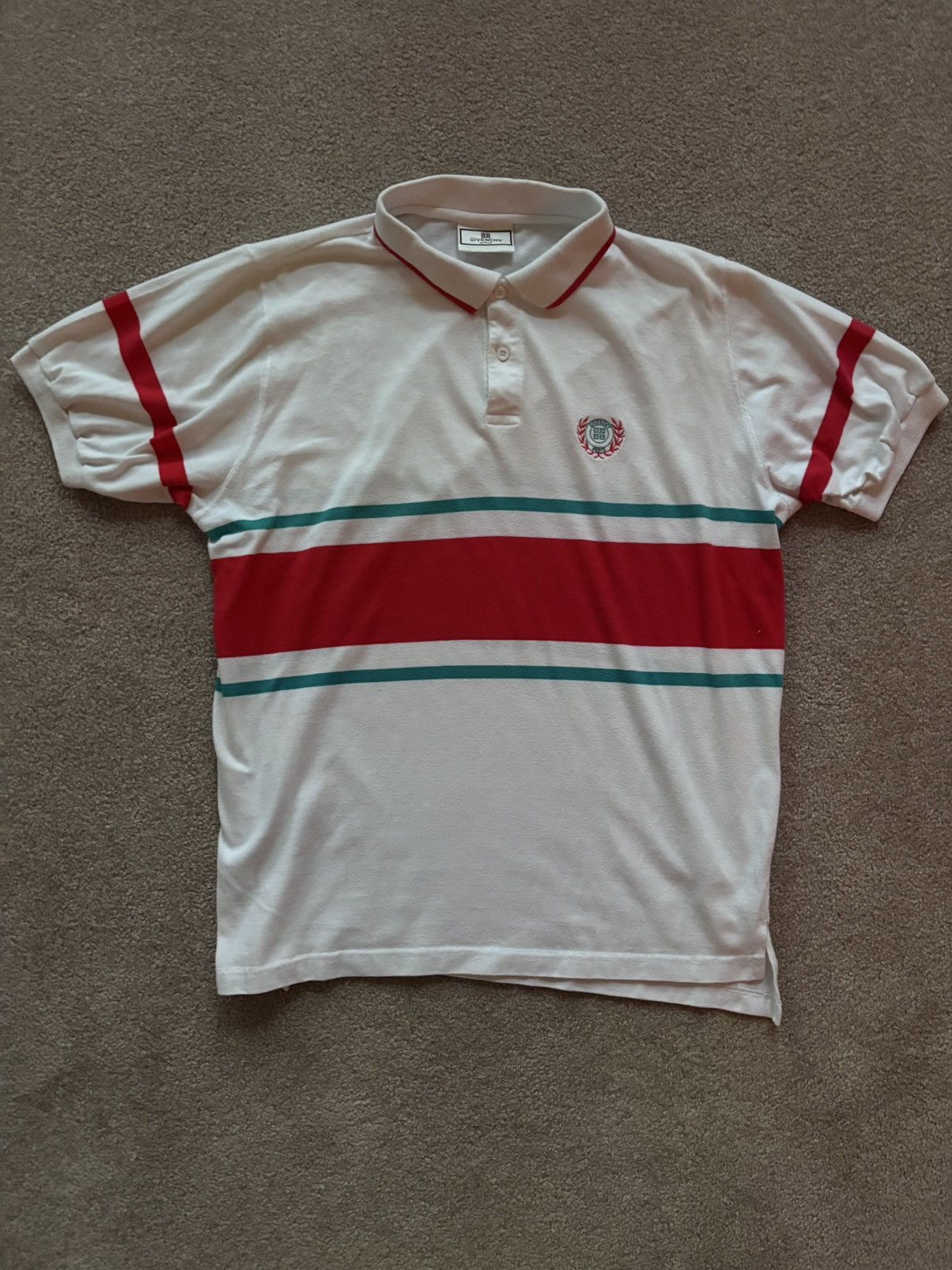 Givenchy Mens 1980s Givenchy polo Size US XL / EU 56 / 4 - 1 Thumbnail
