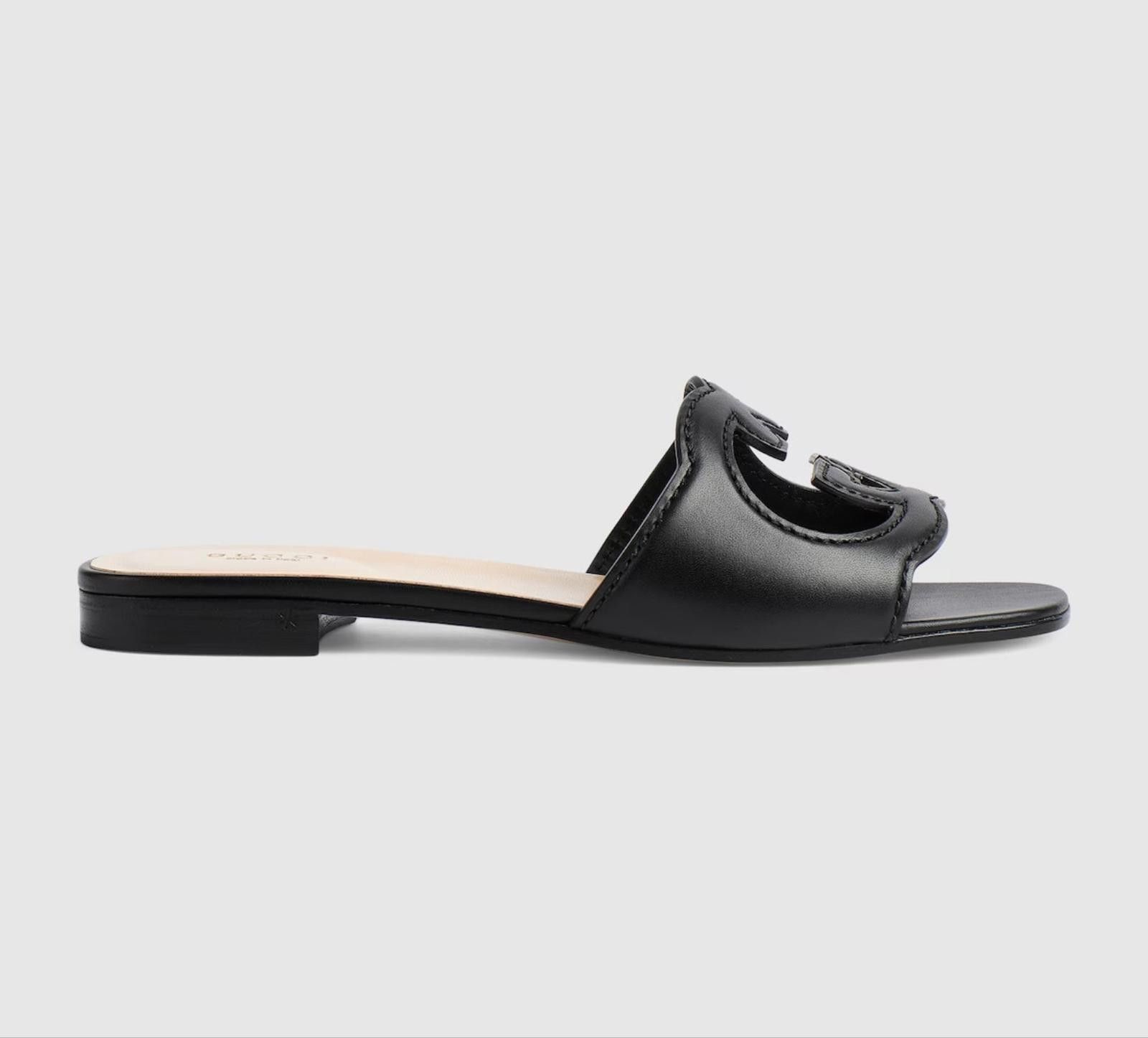 Gucci GUCCI SLIDE SANDAL WITH INTERLOCKING G SIZE 40 Size ONE SIZE - 1 Thumbnail
