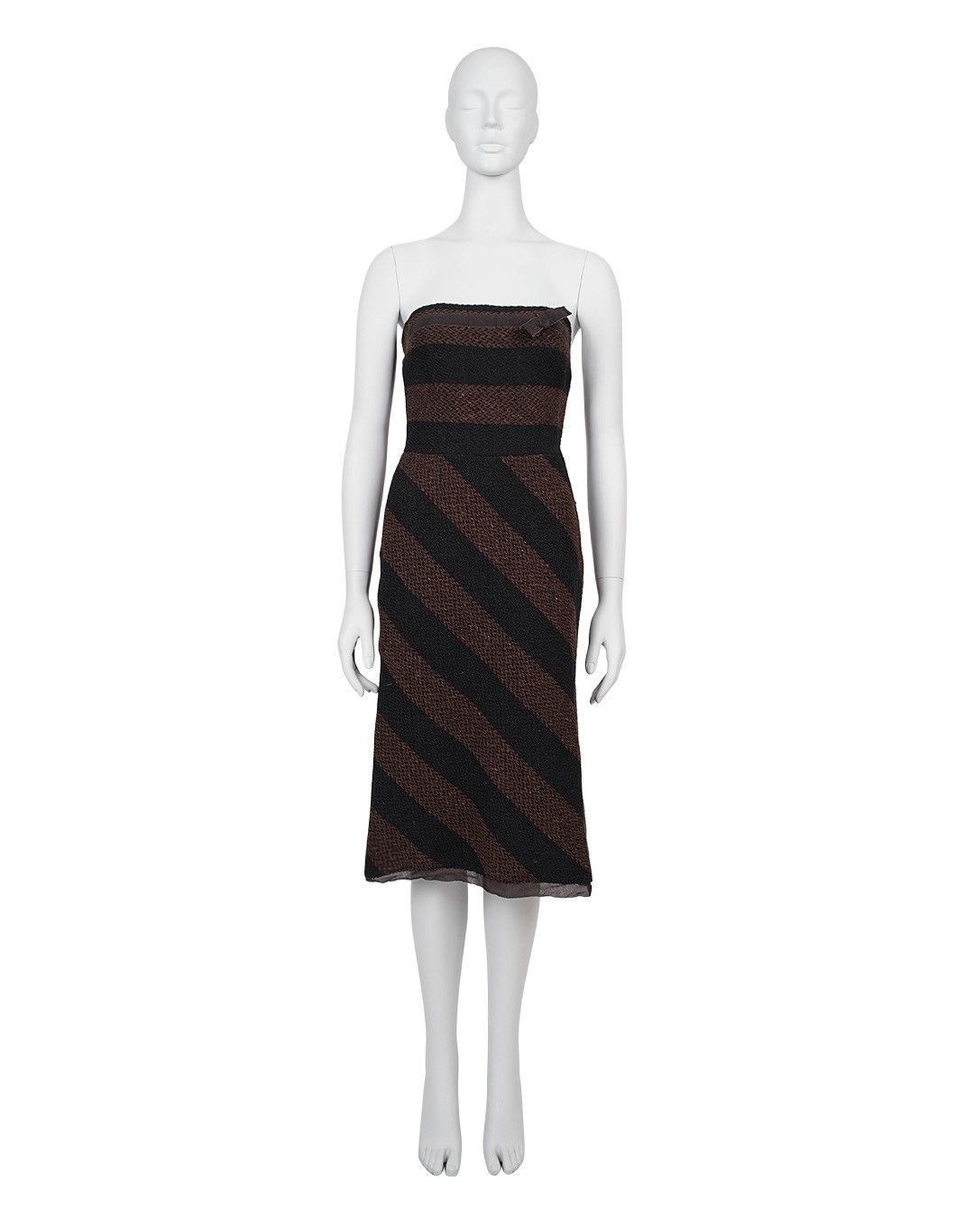 Prada Prada F/W2000 Strapless Dress Size XS / US 0-2 / IT 36-38 - 3 Thumbnail