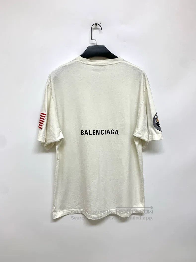 Balenciaga Balenciaga NASA Collab Lettering Printed Short Sleeve T-Sh Size US XS / EU 42 / 0 - 2 Thumbnail