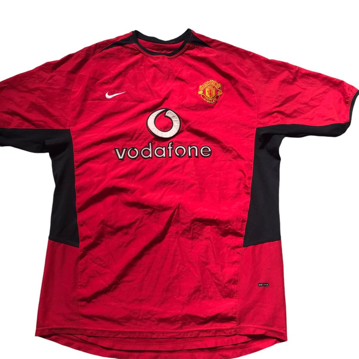 Nike RARE VINTAGE MANCHESTER UNITED NIKE VERON JERSEY MADE IN UK Size US L / EU 52-54 / 3 - 3 Thumbnail