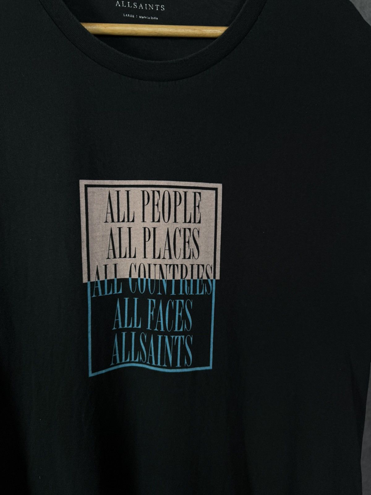 Allsaints Allsaints designer overprinted tee Size US L / EU 52-54 / 3 - 4 Thumbnail