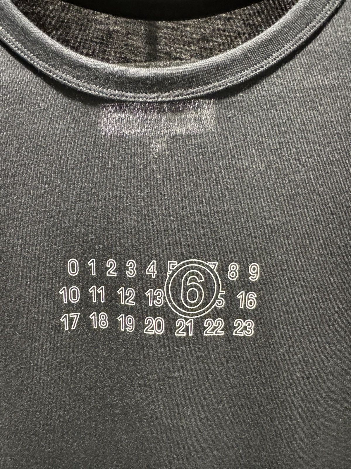 Maison Margiela NWT Number Logo Oversized Crew Neck T-Shirt - Black, S Size US S / EU 44-46 / 1 - 10 Thumbnail