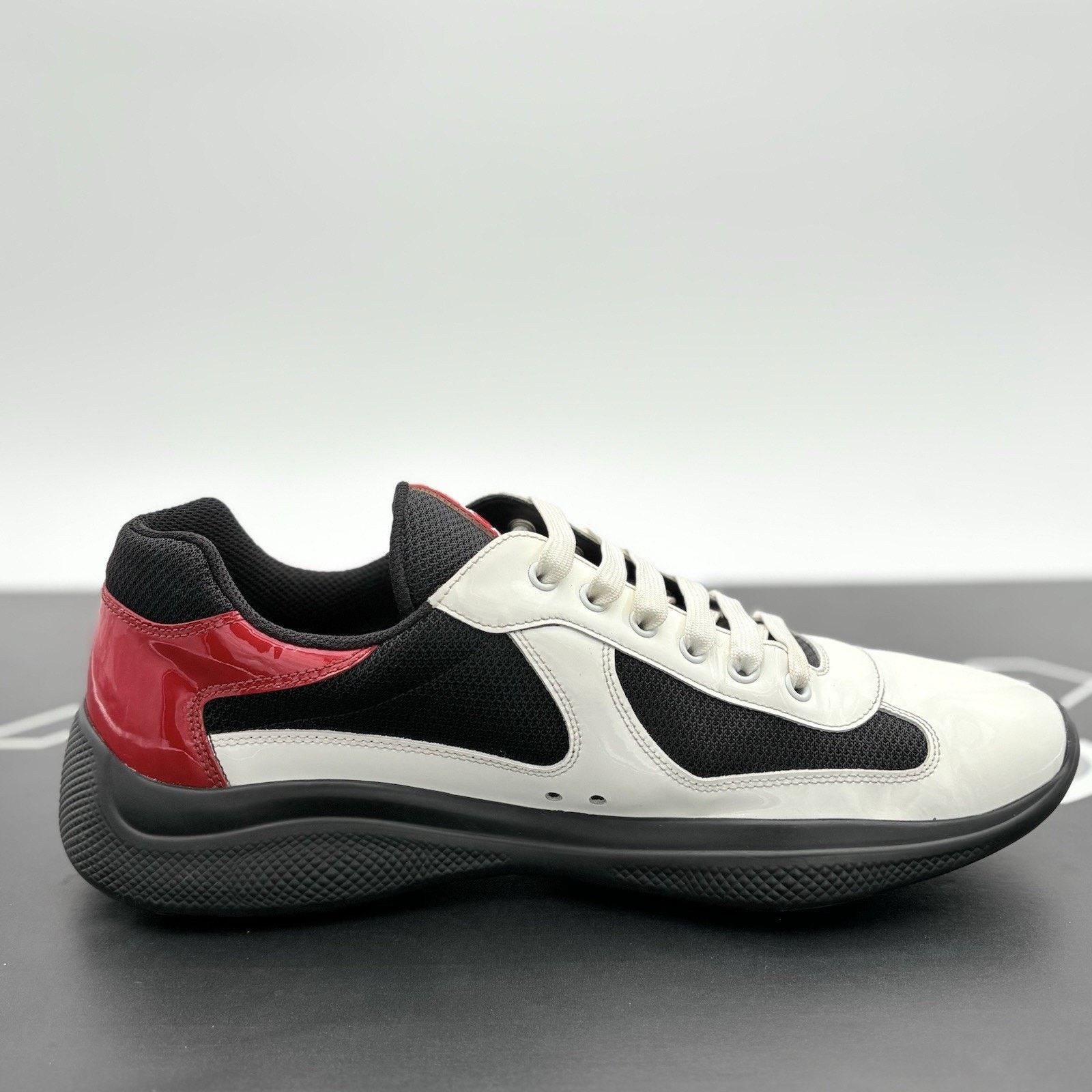 Prada Prada Americas Cup ' Black White Red ' | SUPER CLEAN! Size US 11 / EU 44 - 10 Thumbnail