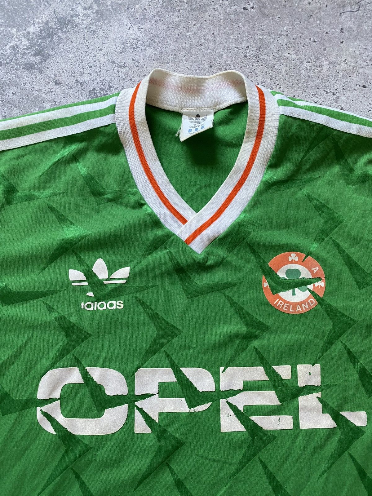 Adidas Adidas Republic Of Ireland Jersey Home Shirt Soccer Football Size US L / EU 52-54 / 3 - 2 Thumbnail