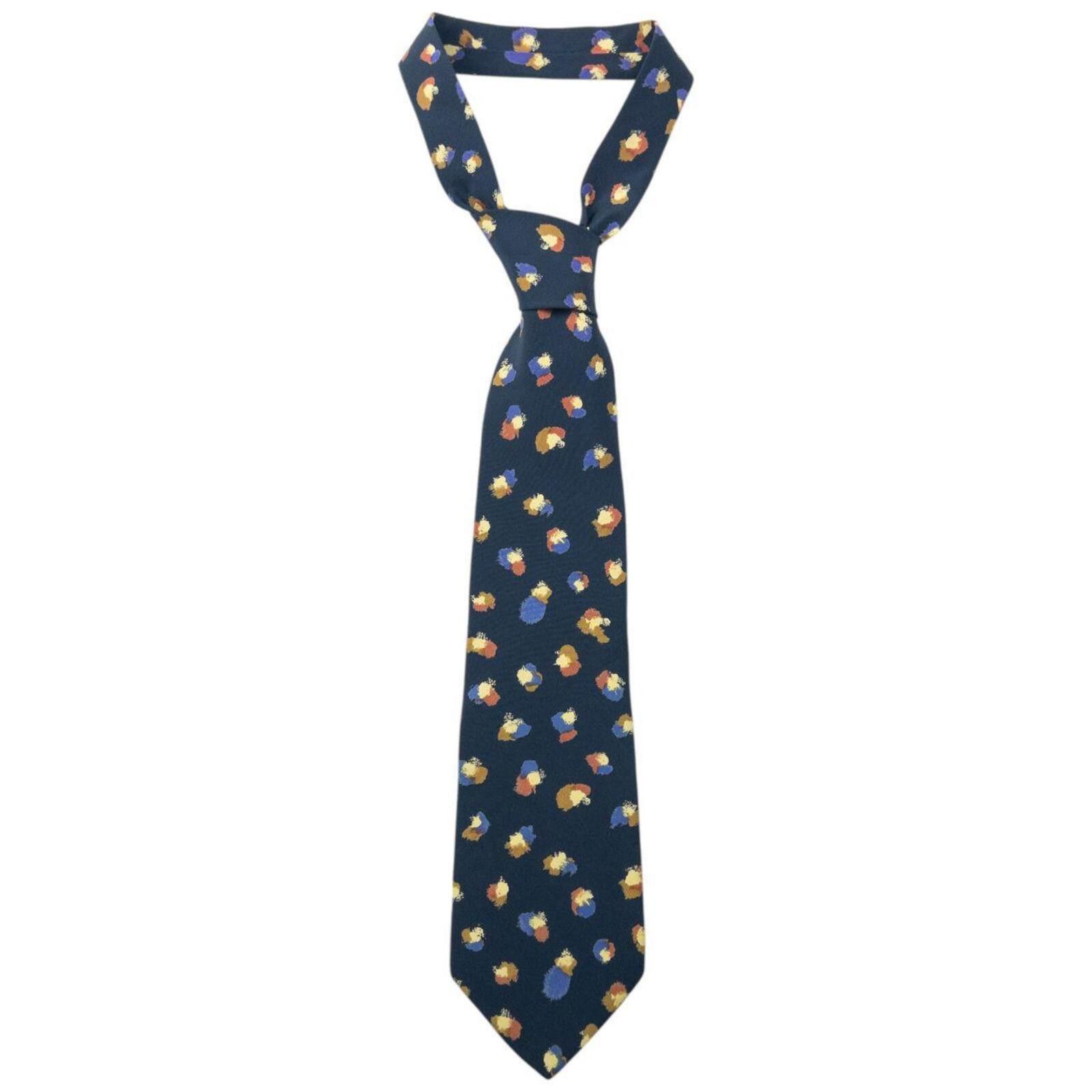Issey Miyake Vintage 90s Issey Miyake Pattern Silk Tie Size ONE SIZE - 1 Thumbnail