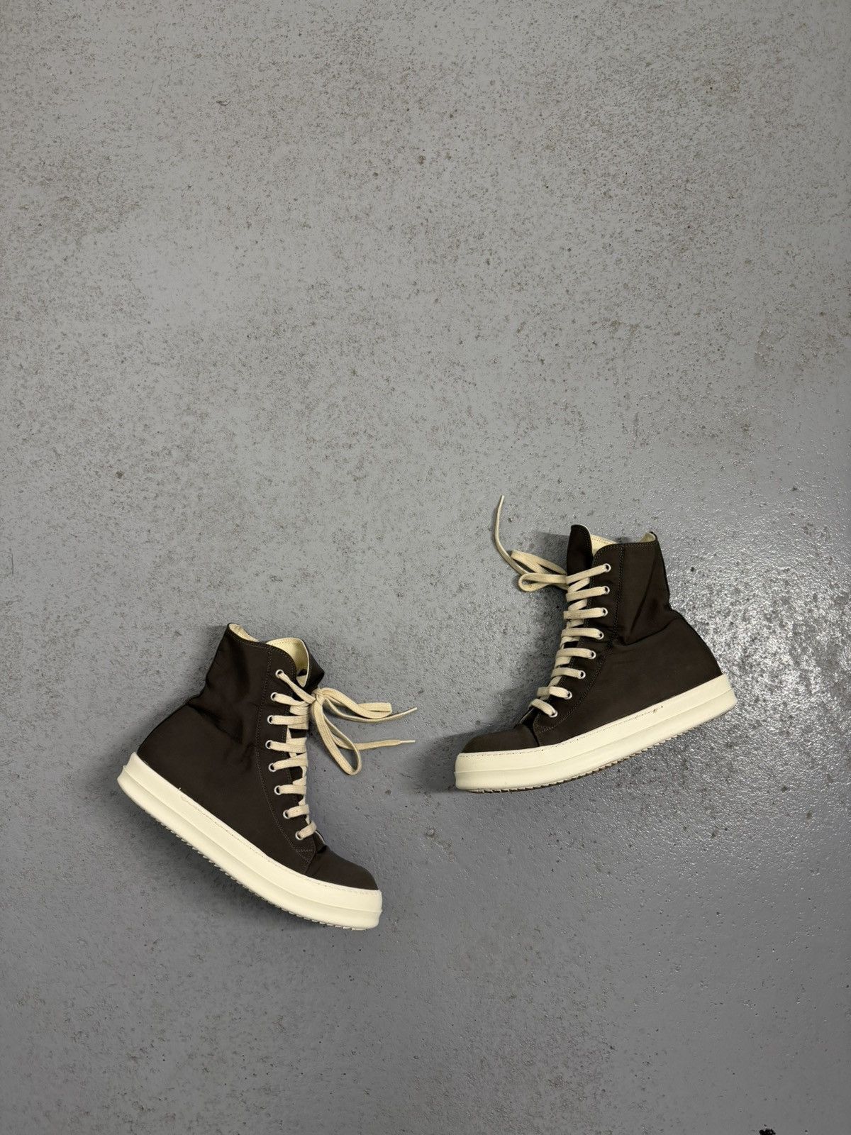 Rick Owens Drkshdw Vegan Ramones High Sneakers