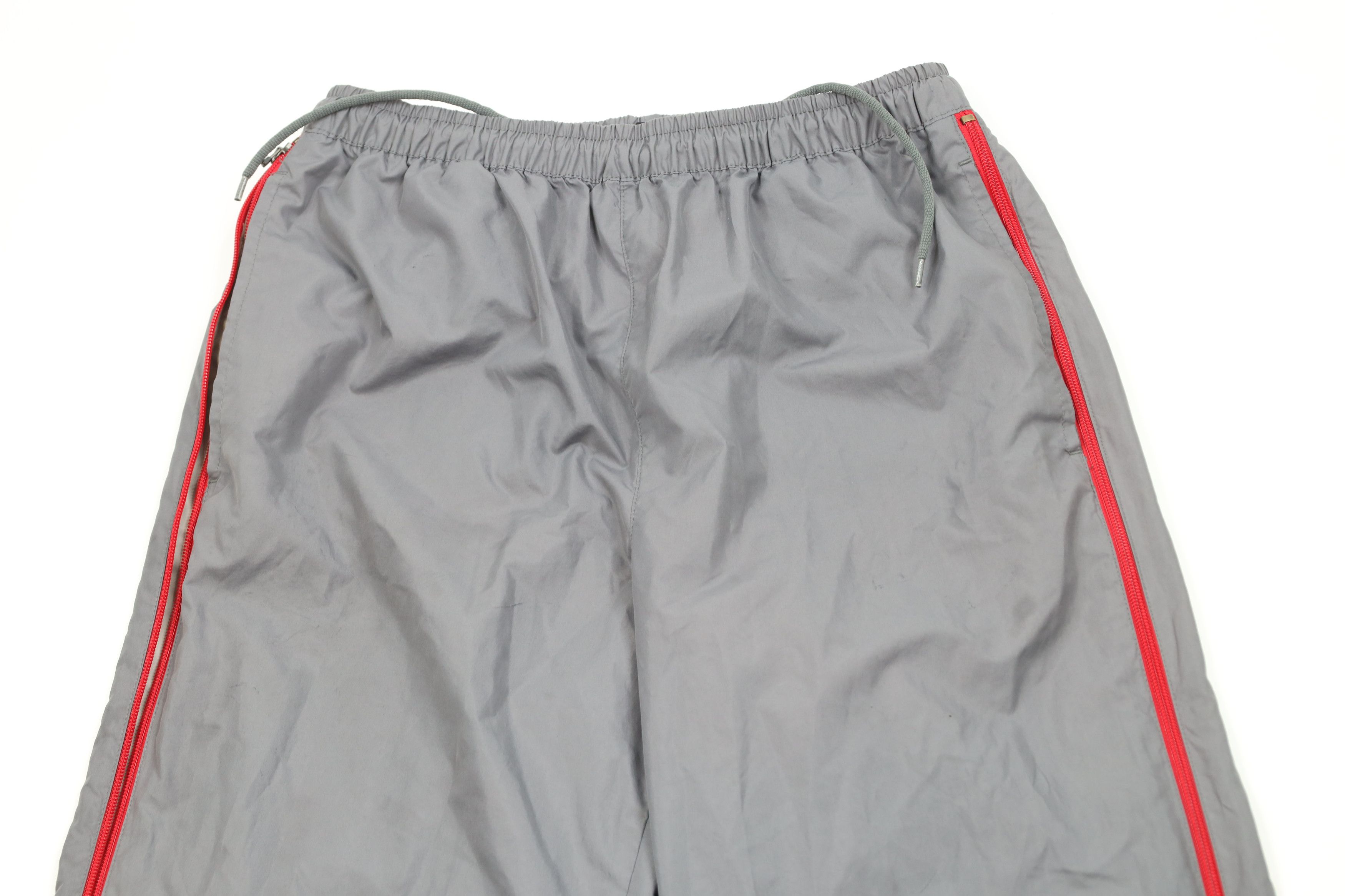 Nike Vintage Nike Scott Mini Swoosh Wide Leg Windbreaker Pants Size US 36 / EU 52 - 2 Thumbnail