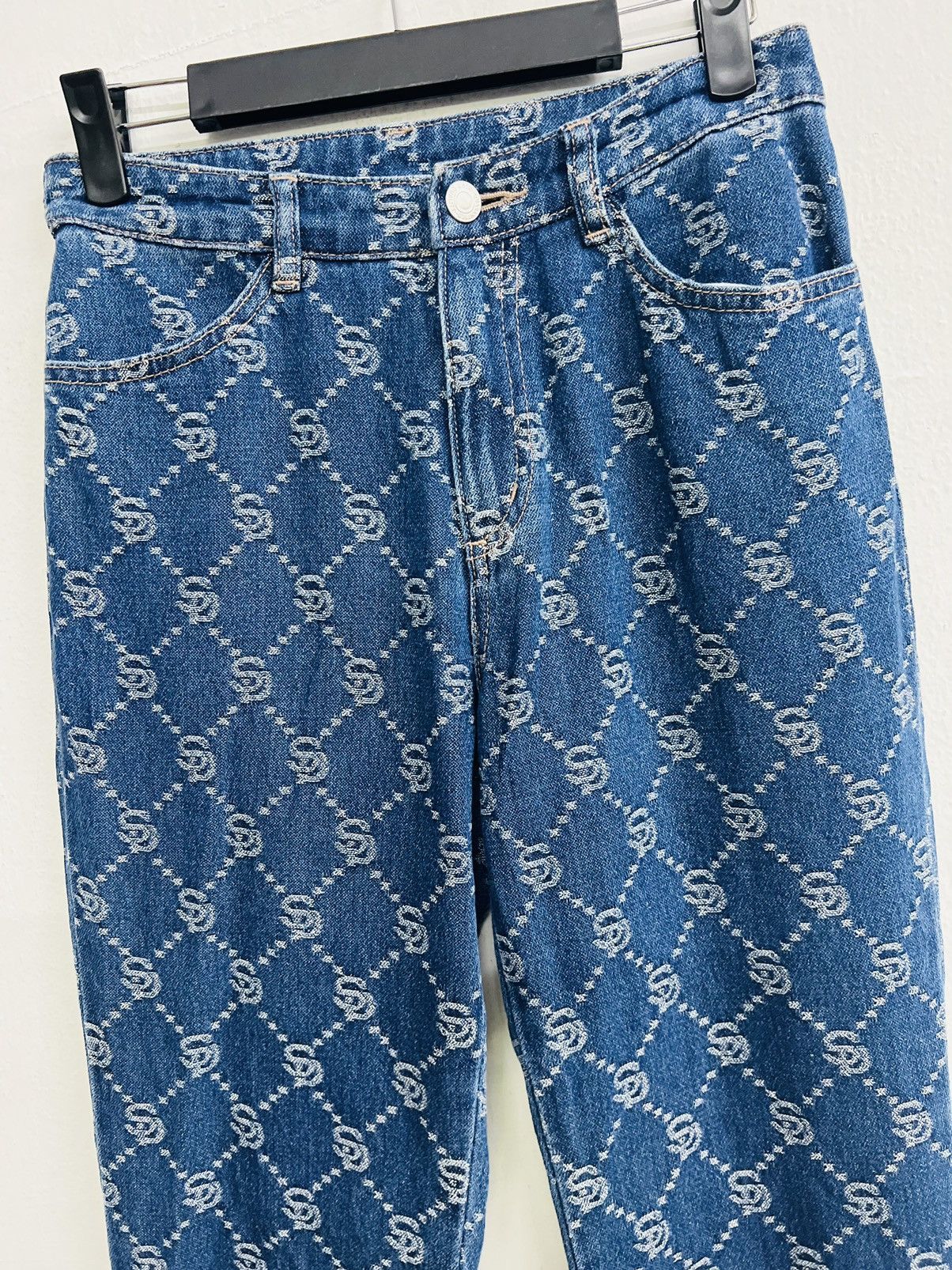 Japanese Brand Japanese Denim Flare Monogram Jeans Hysteric Style Size US 27 - 3 Thumbnail