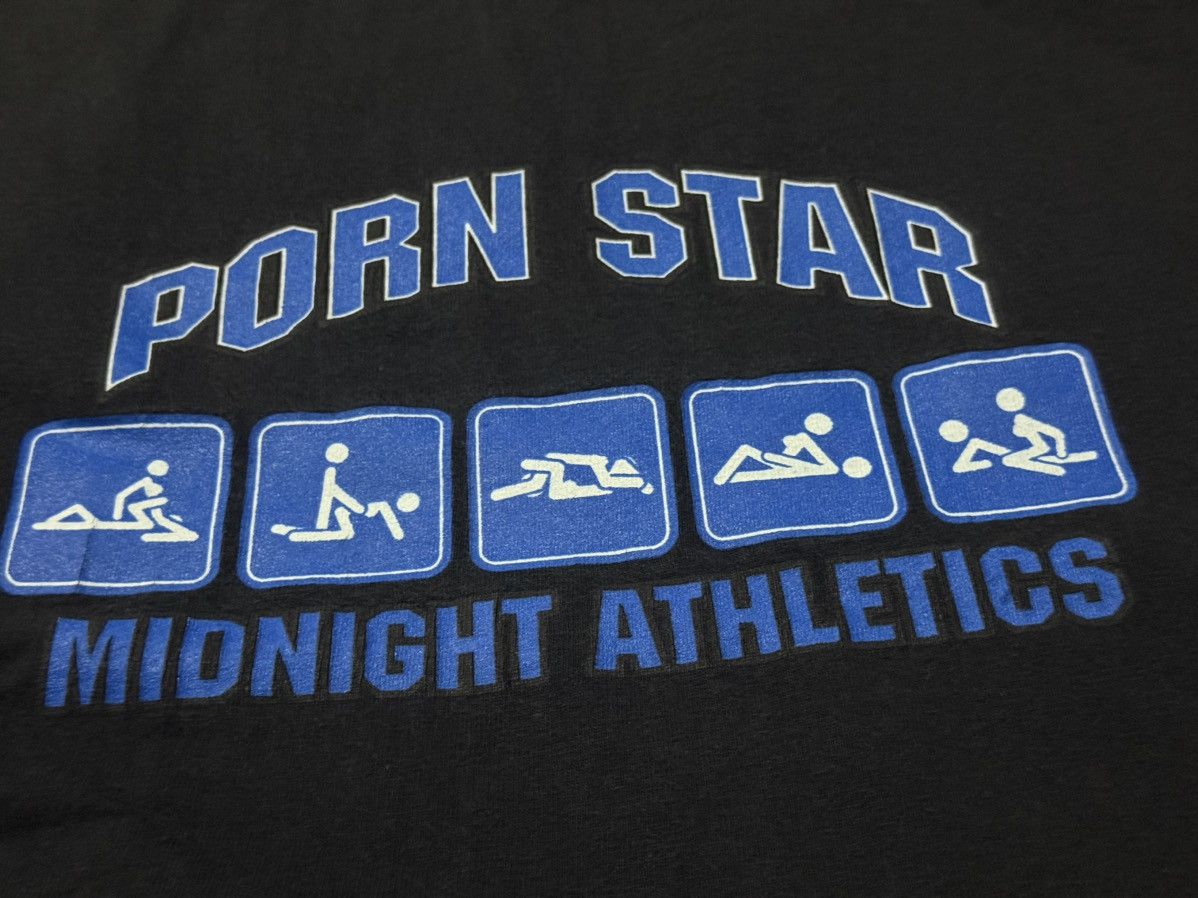 Vintage Vintage 90s 00s Porn Star Midnight Athletics T Shirt Size US S / EU 44-46 / 1 - 5 Thumbnail