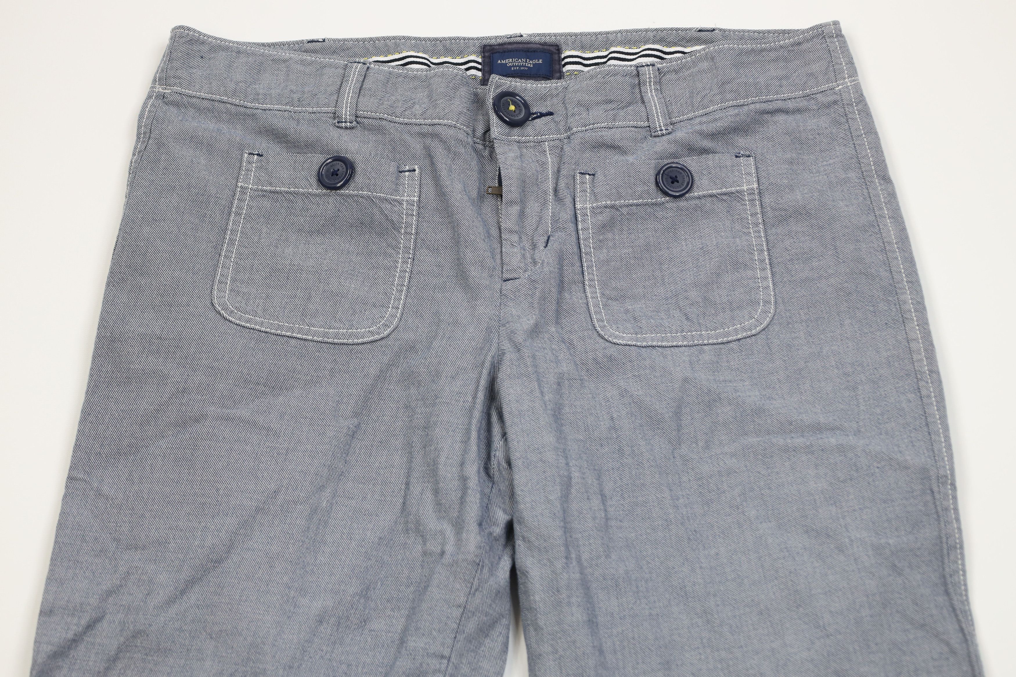 American Eagle Outfitters Vintage Y2K American Eagle Outfitters Wide Leg Pants Size 34" / US 12 / IT 48 - 2 Thumbnail