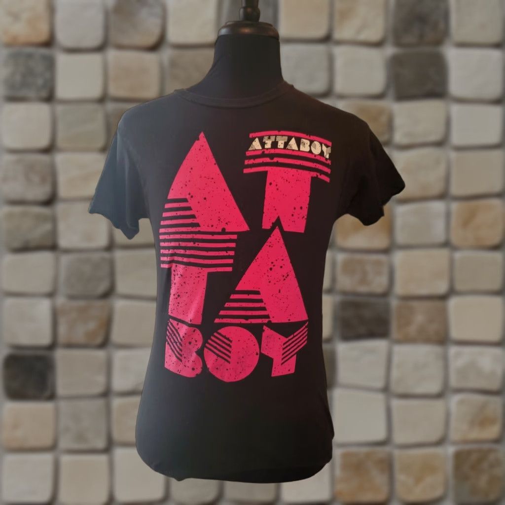 Tultex Attaboy Music Logo Shirt S Small Tultex Men Crew Neck Short Sleeve Black Cotton Logo T-Shirt Size US S / EU 44-46 / 1 - 1 Preview