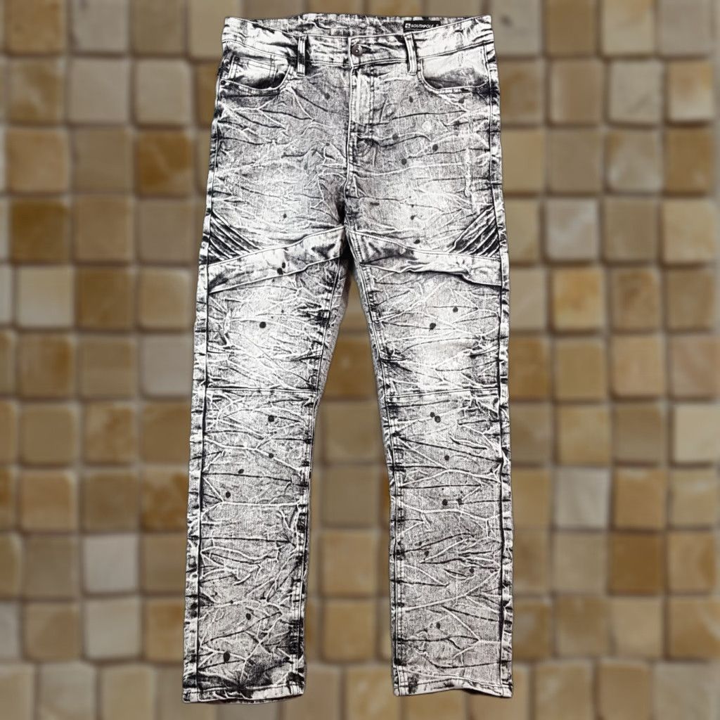 Southpole Vintage Southpole Y2K Acid Wash Skinny Jeans Men’s Size 36x30 Denim Goth Skater 90s 2000s Size US 36 / EU 52 - 1 Thumbnail