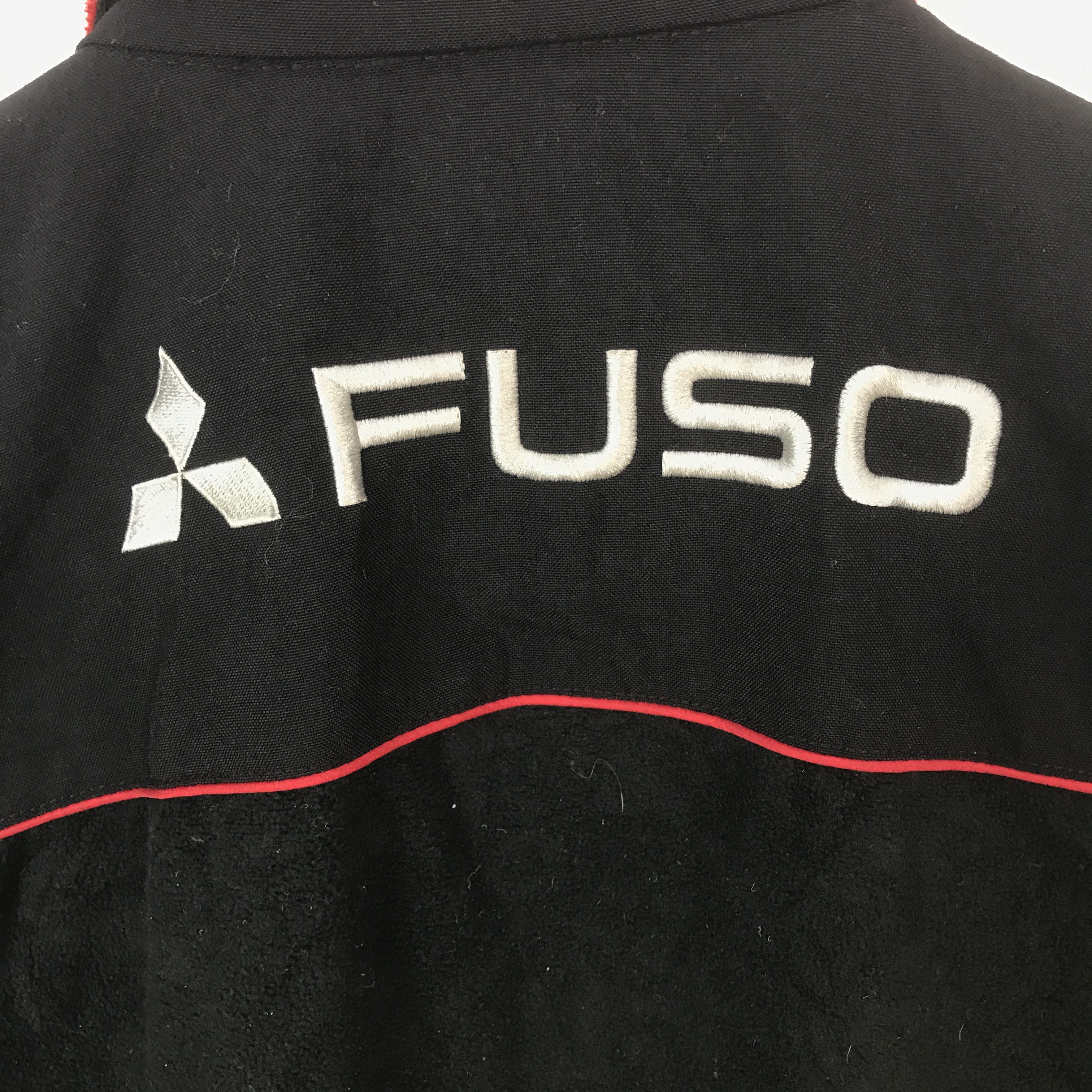 Japanese Brand Fuso Mitsubishi track racing fleece jacket K50B24 Size US M / EU 48-50 / 2 - 5 Thumbnail