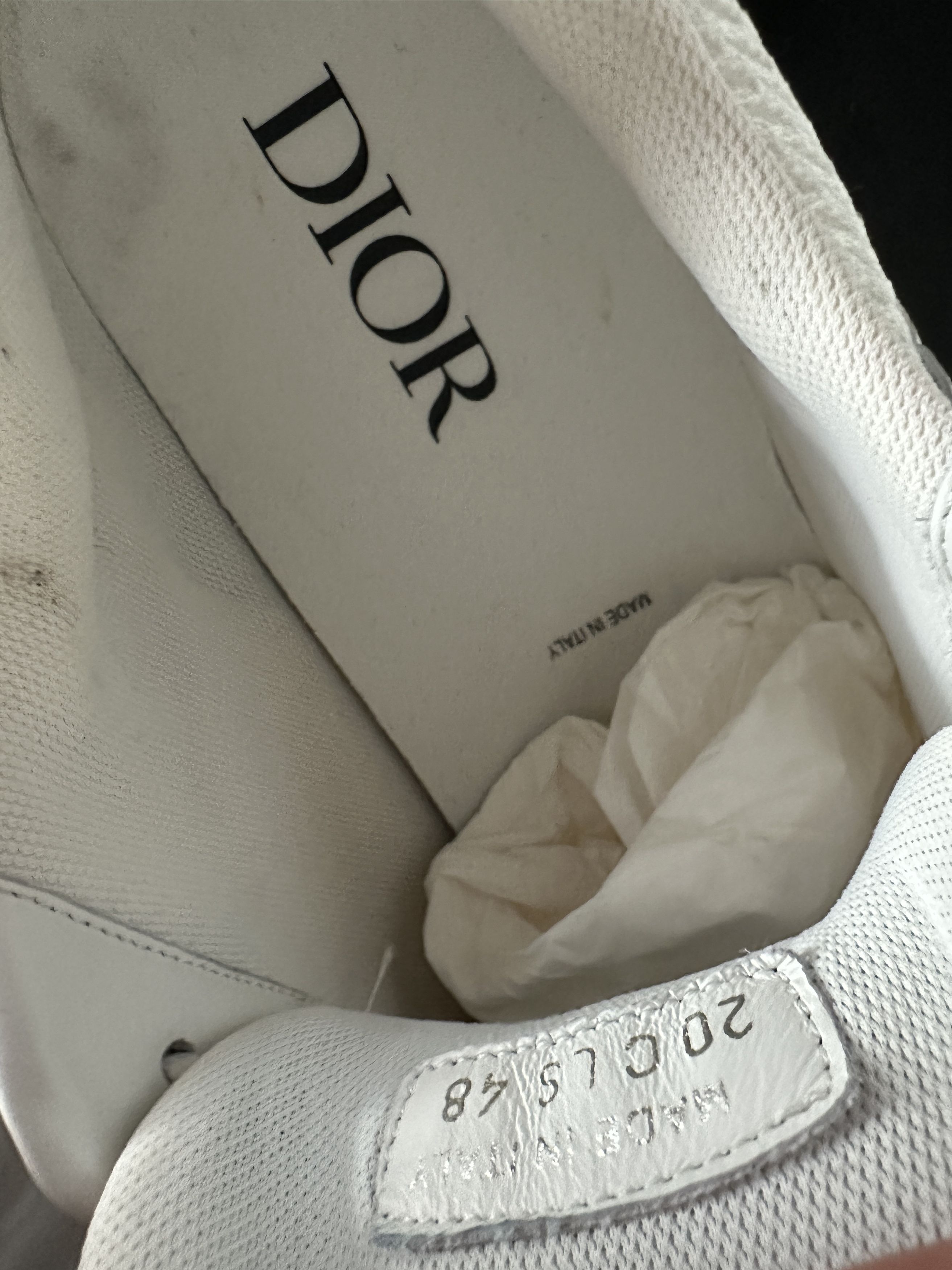 Dior Christian Dior B22 White/Silver Size 48 Size US 15 / EU 48 - 7 Thumbnail
