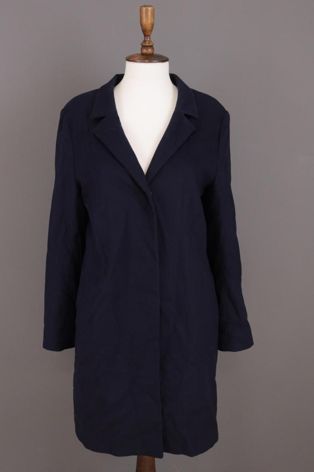 Designer Cinzia Rocca Blue Wool Cashmere Size I 46 / GB 14 / USA 10 Size L / US 10 / IT 46 - 1 Thumbnail