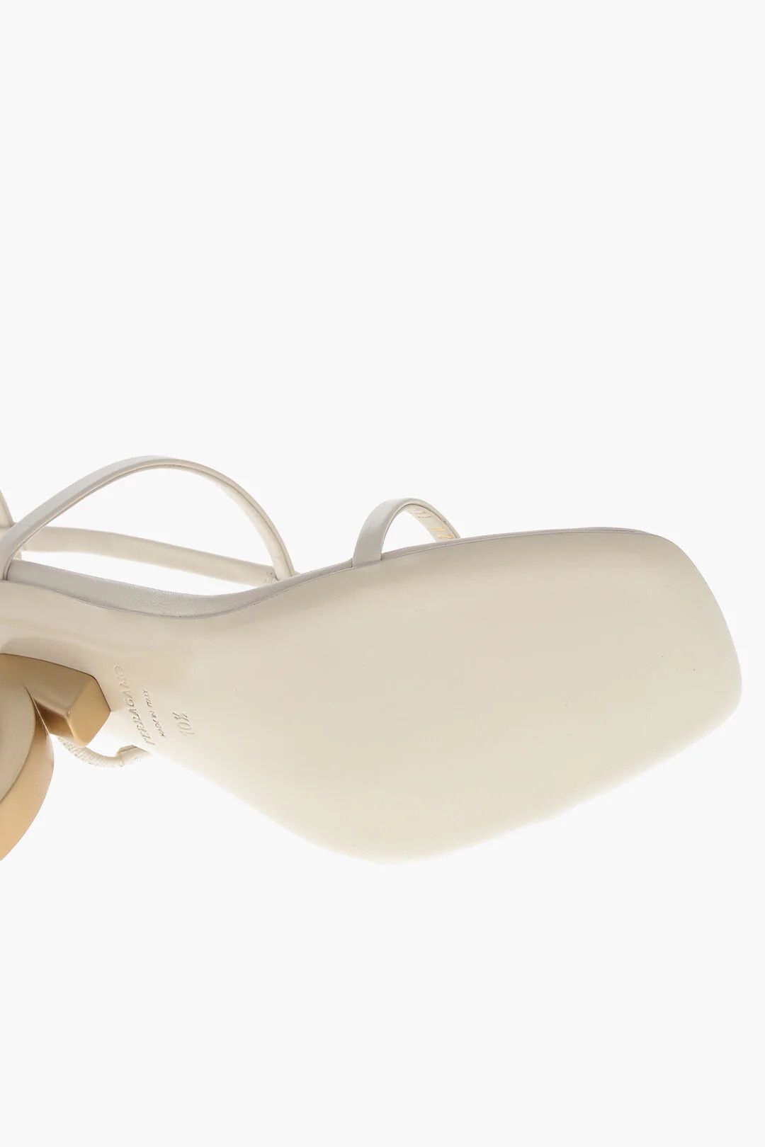 Salvatore Ferragamo og1mm0426 Leather Sandals in White Size US 11 / IT 41 - 5 Thumbnail