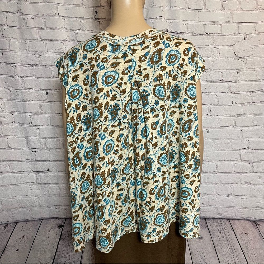 Other NWT New Rachel Roy Floral Cotton Blend T-Shirt Top Size L Size L / US 10 / IT 46 - 3 Thumbnail