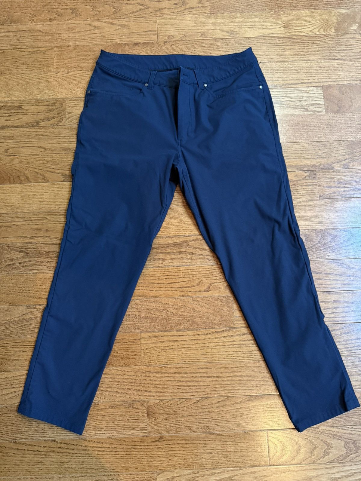 Lululemon Lululemon ABC Slim-Fit 5 Pocket Pant - True Navy - 33x30 Size US 33 - 1 Thumbnail