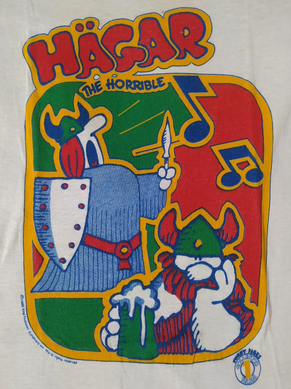 Cartoon Network × Vintage Vintage 80an Hagar The Horrible Size US S / EU 44-46 / 1 - 6 Thumbnail