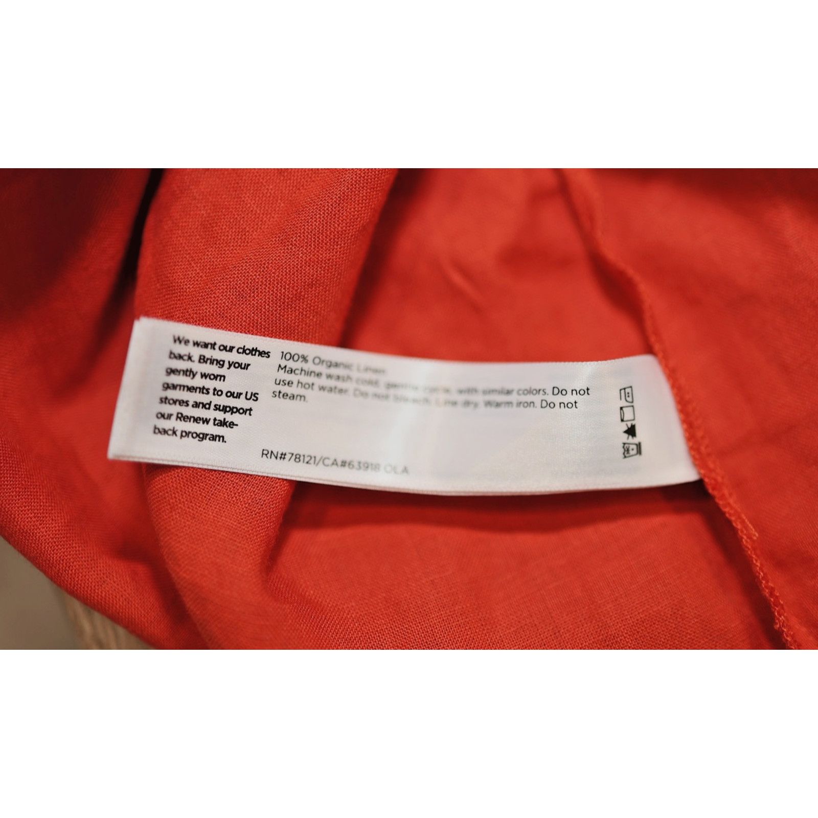 Eileen Fisher NWoT EILEEN FISHER Organic Handkerchief Linen Box-Top Sz L Size L / US 10 / IT 46 - 4 Thumbnail