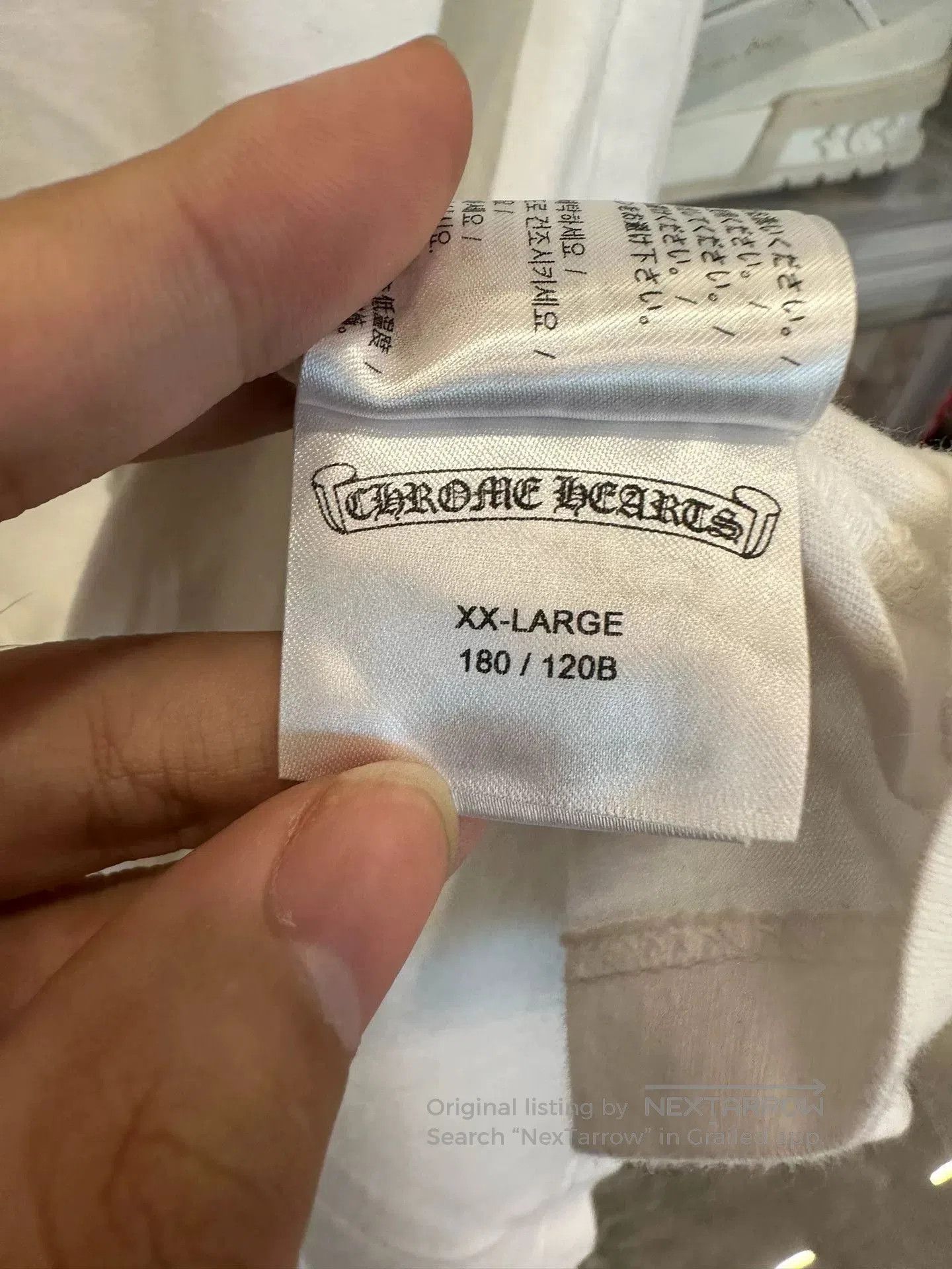 Chrome Hearts Chrome Hearts White Cross Short Sleeve. Size US XXL / EU 58 / 5 - 6 Thumbnail
