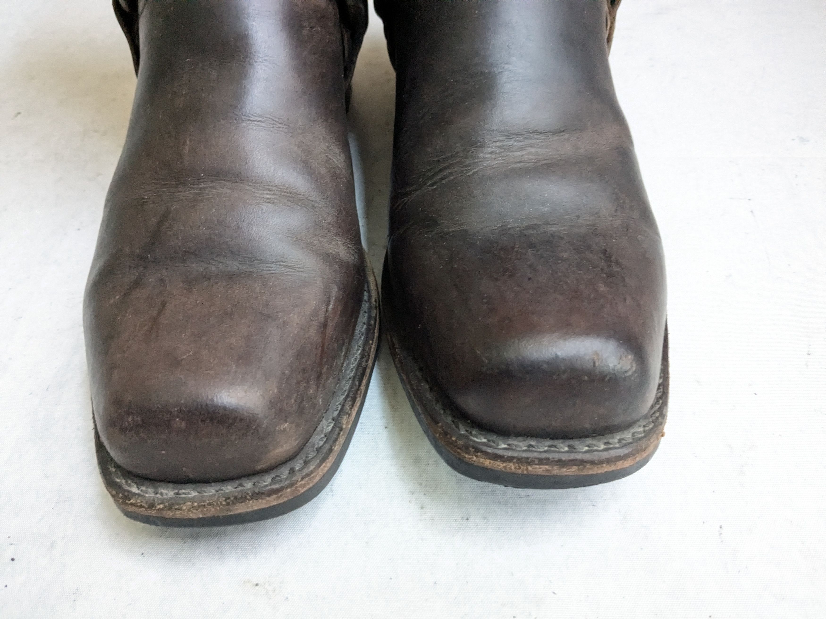 Frye Frye Harness Boots Brown Leather 10 M Size US 10 / EU 43 - 4 Thumbnail