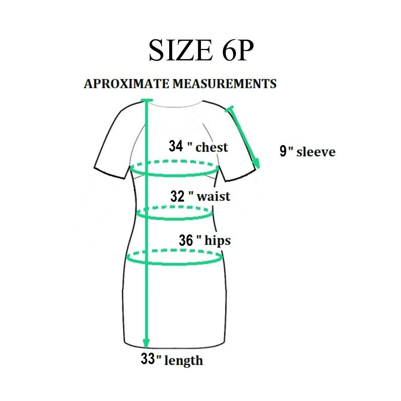 Other ⭐Jessica Howard Size 6P Women's Short Puffed Sleeve Boat Nec Size M / US 6-8 / IT 42-44 - 4 Thumbnail