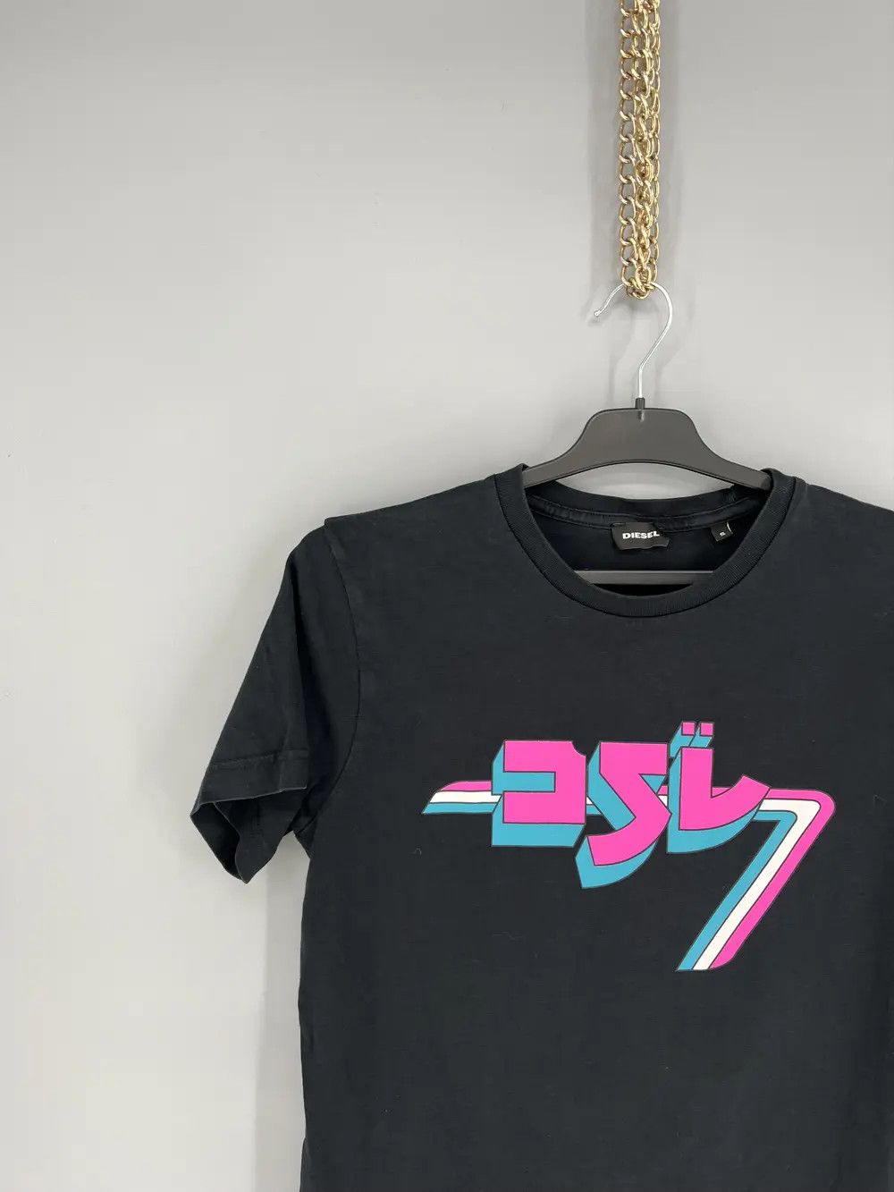 Other Vintage Diesel Black Just Y17 T-Shirt Japanese Style Size US S / EU 44-46 / 1 - 4 Thumbnail