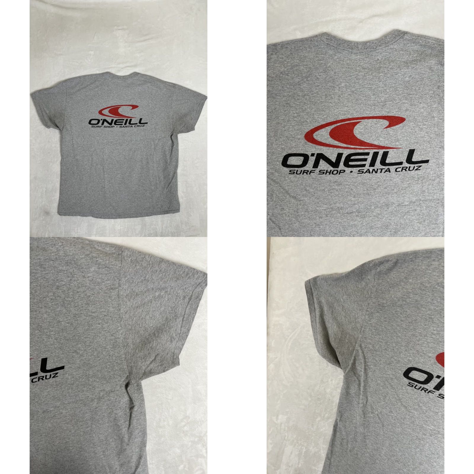 O'Neill VINTAGE O'Neill Shirt Adult XL Gray 90s Beach Classic Double-Sided Crew Neck Short Sleeve Mens Size US XL / EU 56 / 4 - 8 Thumbnail