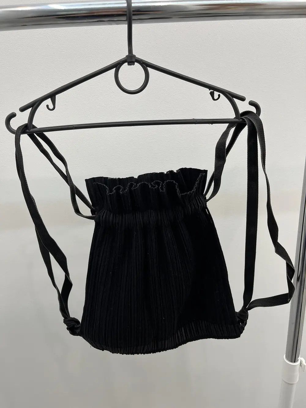 Issey Miyake SS00 Issey Miyake Pleats Please Black Bag Backpack Size ONE SIZE - 2 Thumbnail