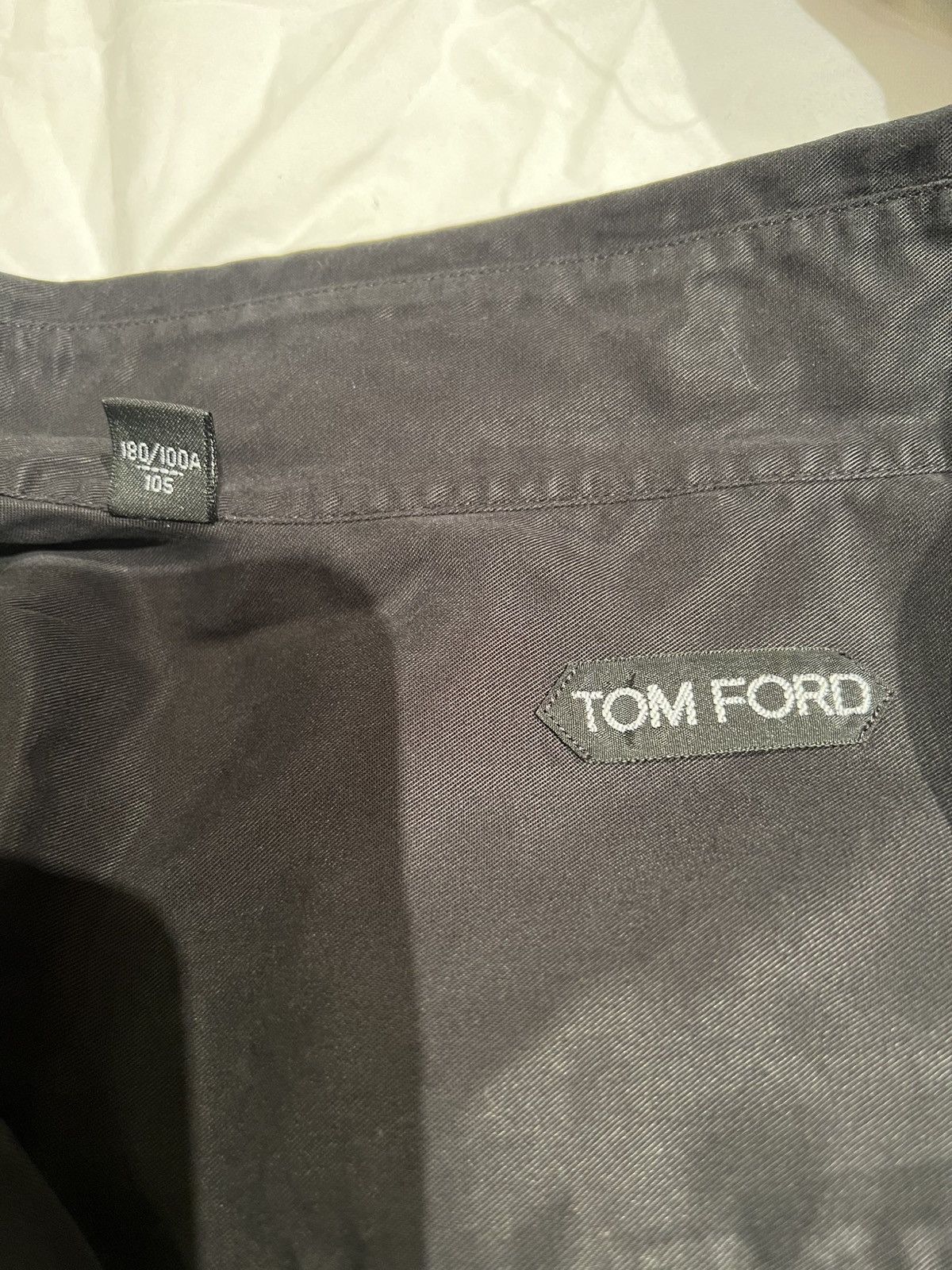 Tom Ford TOM FORD Long Sleeves Black Size 16/5 42 100% LYOCELL Size US L / EU 52-54 / 3 - 9 Thumbnail