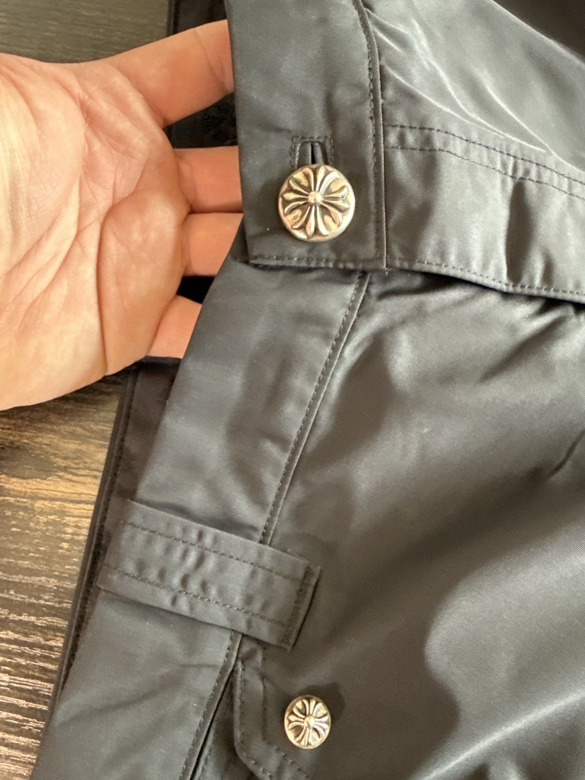 Chrome Hearts Chrome Heart Half Leather Half Nylon Pants Size US 36 / EU 52 - 11 Thumbnail