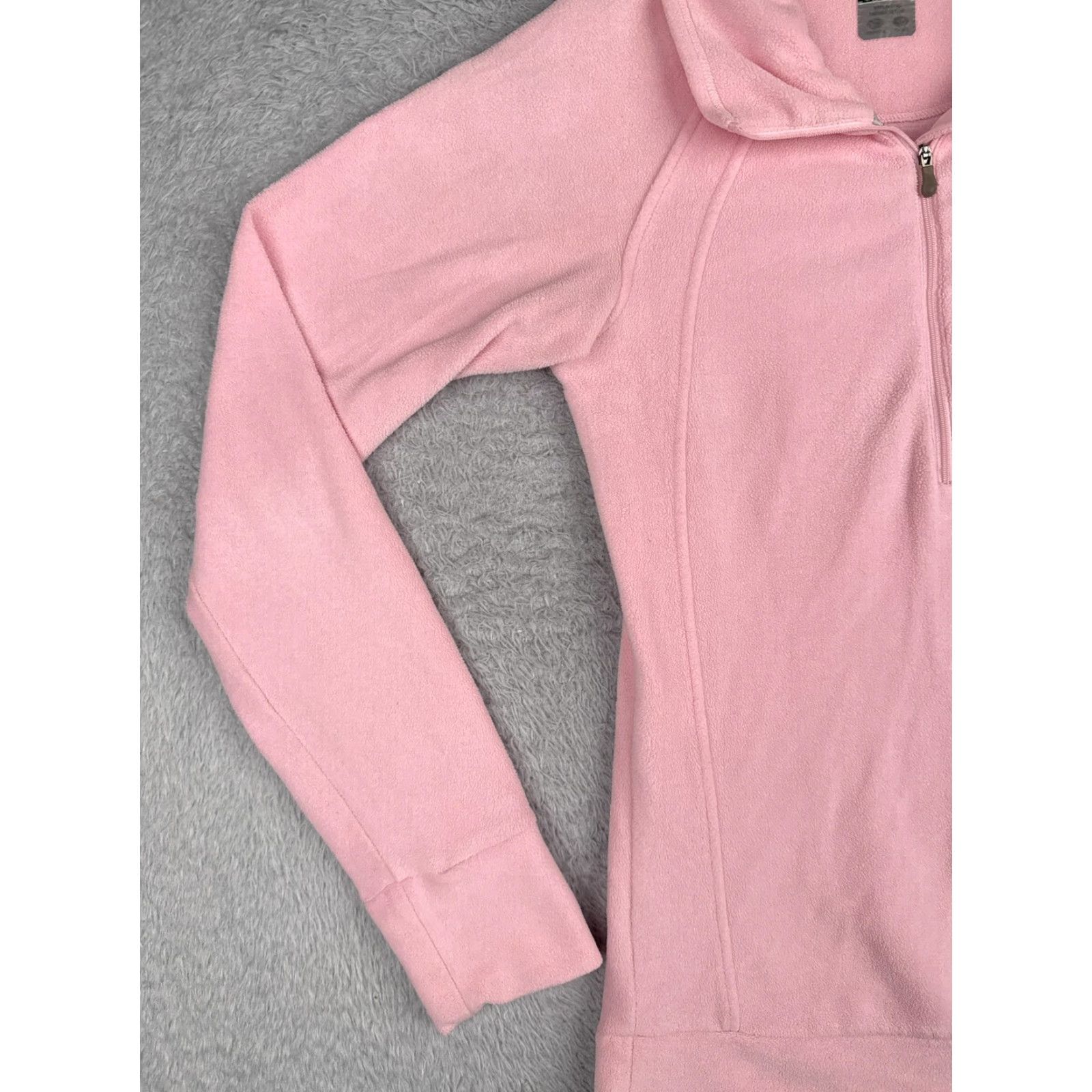 Pinko Columbia Titanium Fleece Sweater Womens Small Pink Quarter Zip Hiking Camping Size S / US 4 / IT 40 - 3 Thumbnail
