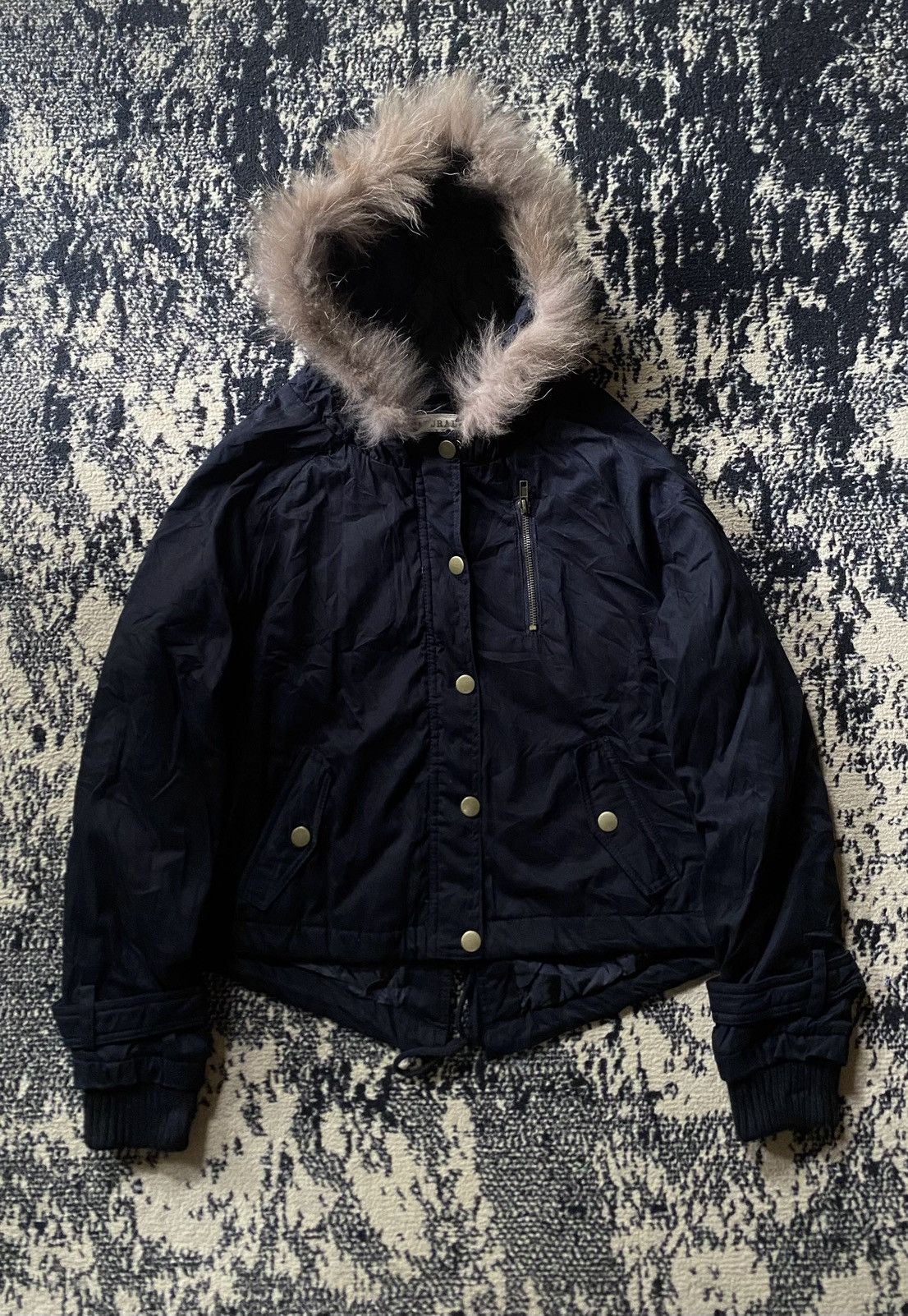 If Six Was Nine × Japanese Brand × Le Grande Bleu (L.G.B.) Japanes Hucam Fur jacket ifsix Lgb Style Size M / US 6-8 / IT 42-44 - 1 Thumbnail
