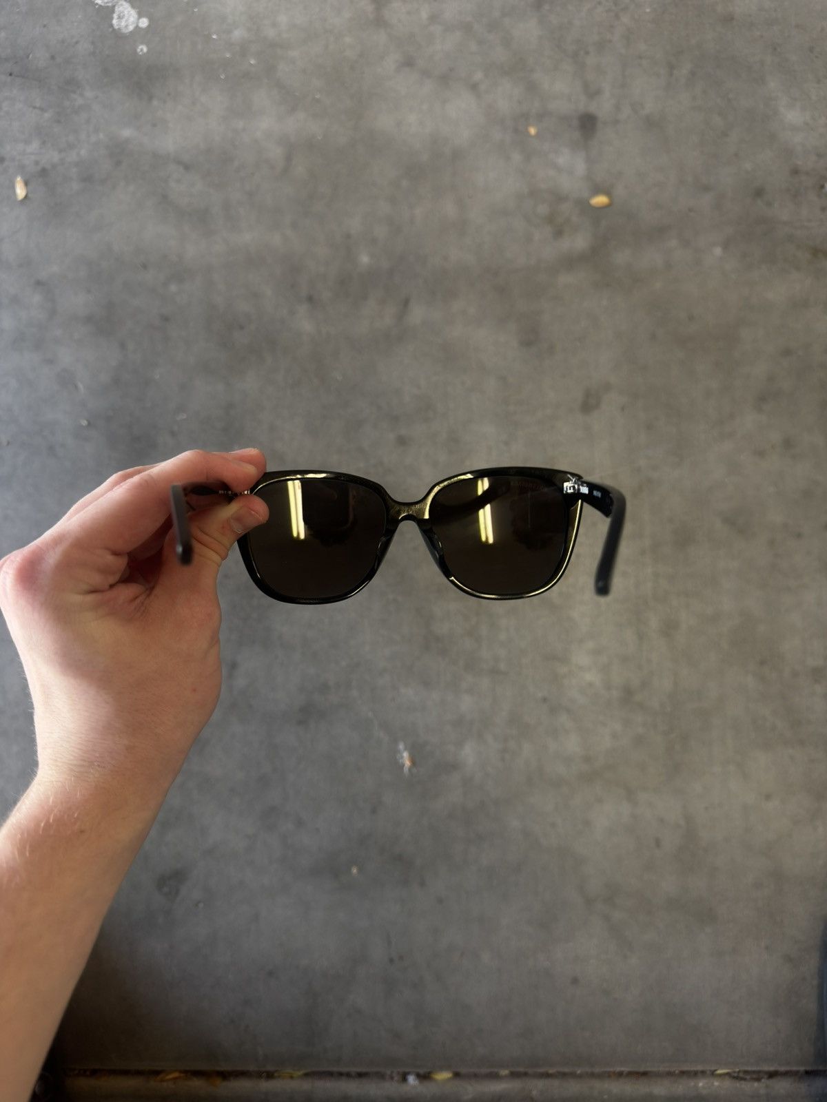 Balenciaga Balenciaga Paris D-frame Black Sunglasses Size ONE SIZE - 9 Thumbnail