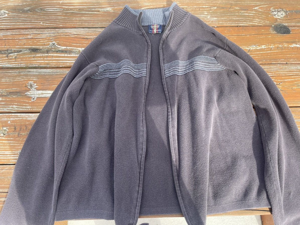 Arrow × Japanese Brand × Vintage Vintage Arrow Zip Up Sweater Size US M / EU 48-50 / 2 - 1 Thumbnail