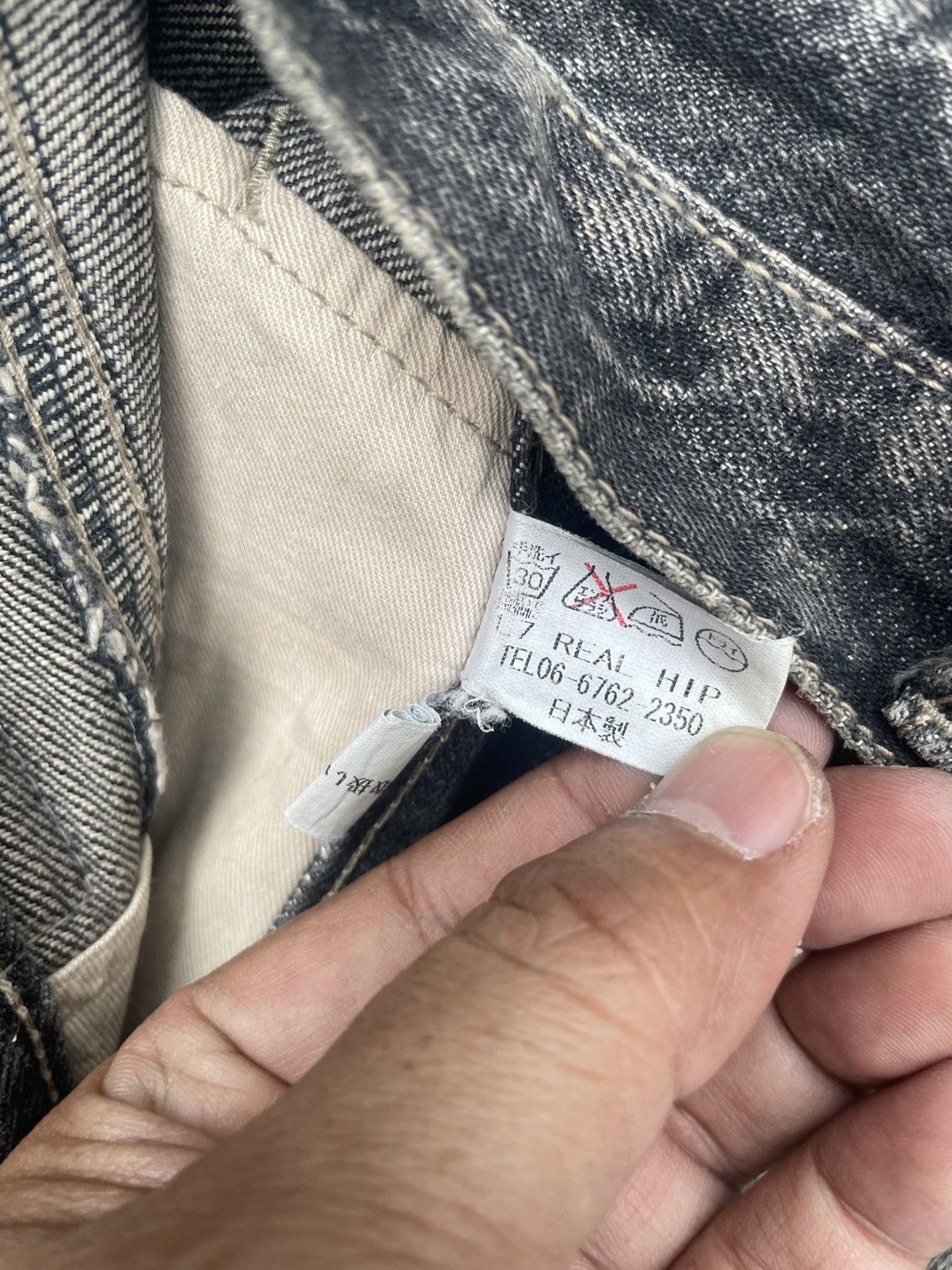 Designer × L7 Real Hip L7 Real Hip Flare Distresed Denim Size US 34 / EU 50 - 14 Thumbnail