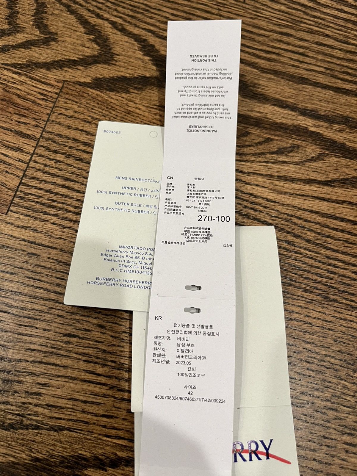 Burberry Burberry Rubber Marsh Boots Low Size US 9 / EU 42 - 22 Thumbnail