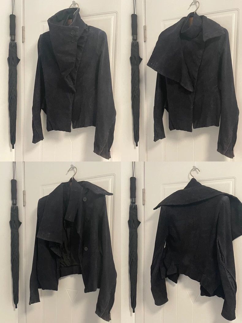 Ann Demeulemeester Ann Demeulemeester 12aw Women's leather jacket-2506 Size US S / EU 44-46 / 1 - 2 Thumbnail