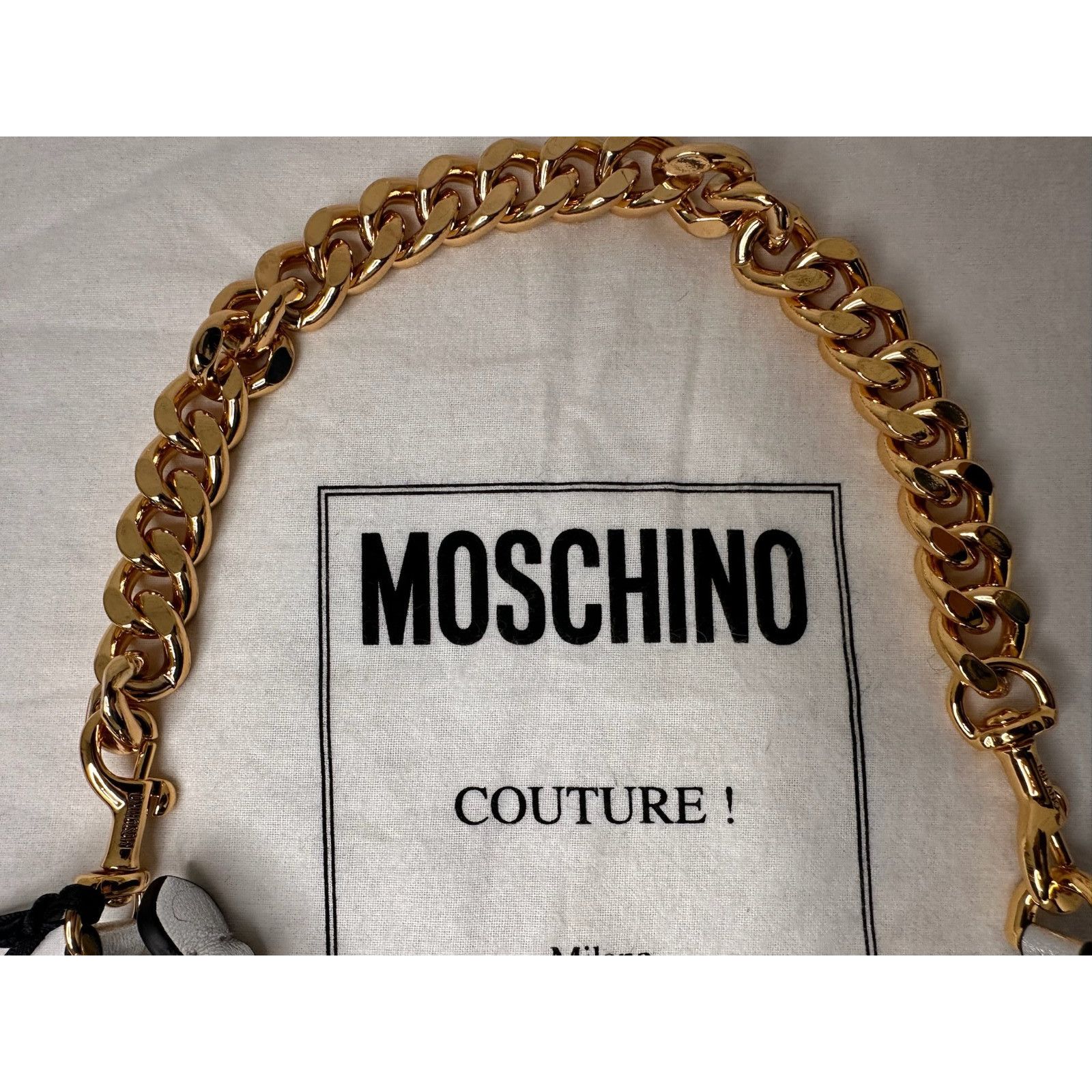 Moschino SS23 MOSCHINO Couture Jeremy Scott Silver Top Handle Bag Size ONE SIZE - 4 Thumbnail