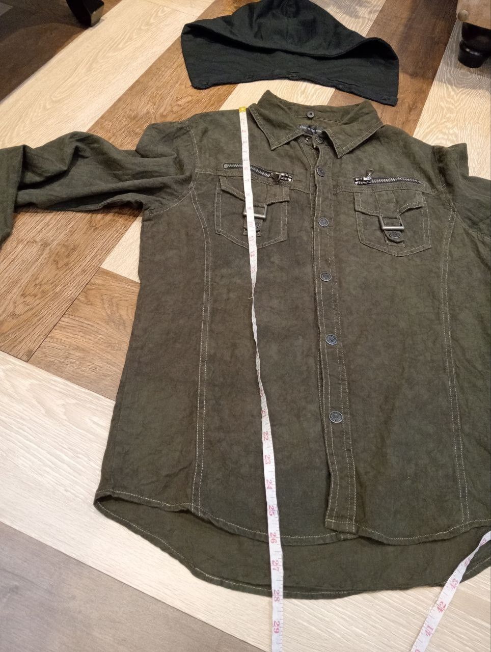 In The Attic IN THE ATTIC HOMME JAPAN 2 WAY BUTTON SHIRT Size US L / EU 52-54 / 3 - 13 Thumbnail