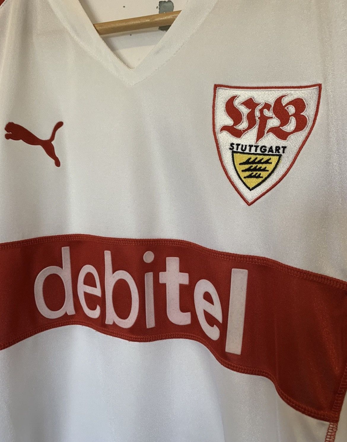 Puma STUTTGART PUMA 2004/2005 HOME KIT SOCCER JERSEY FOOTBALL Size US XL / EU 56 / 4 - 4 Thumbnail