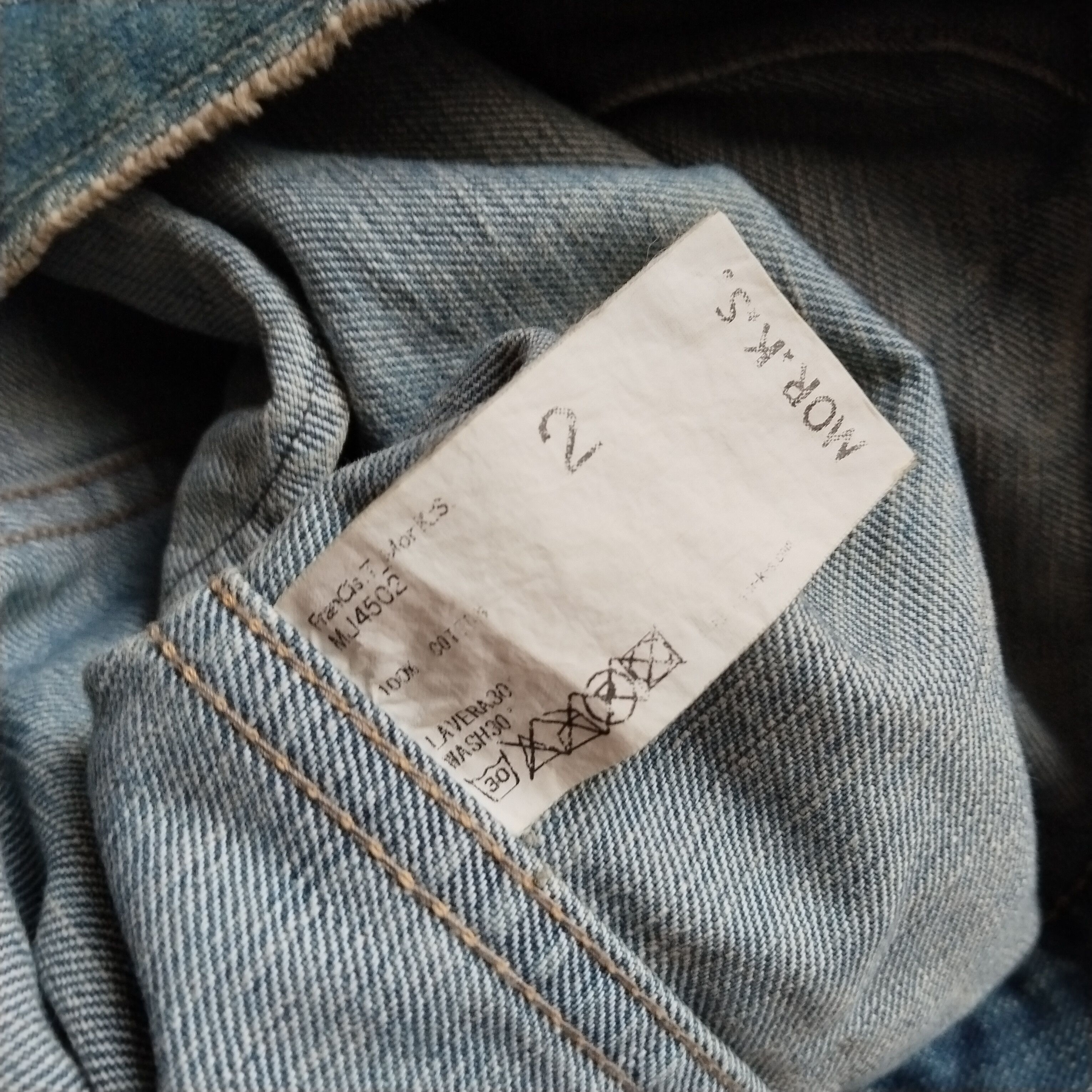 Isamu Katayama Backlash Francist Mor.K.S. bikers denim jacket Size US M / EU 48-50 / 2 - 6 Thumbnail