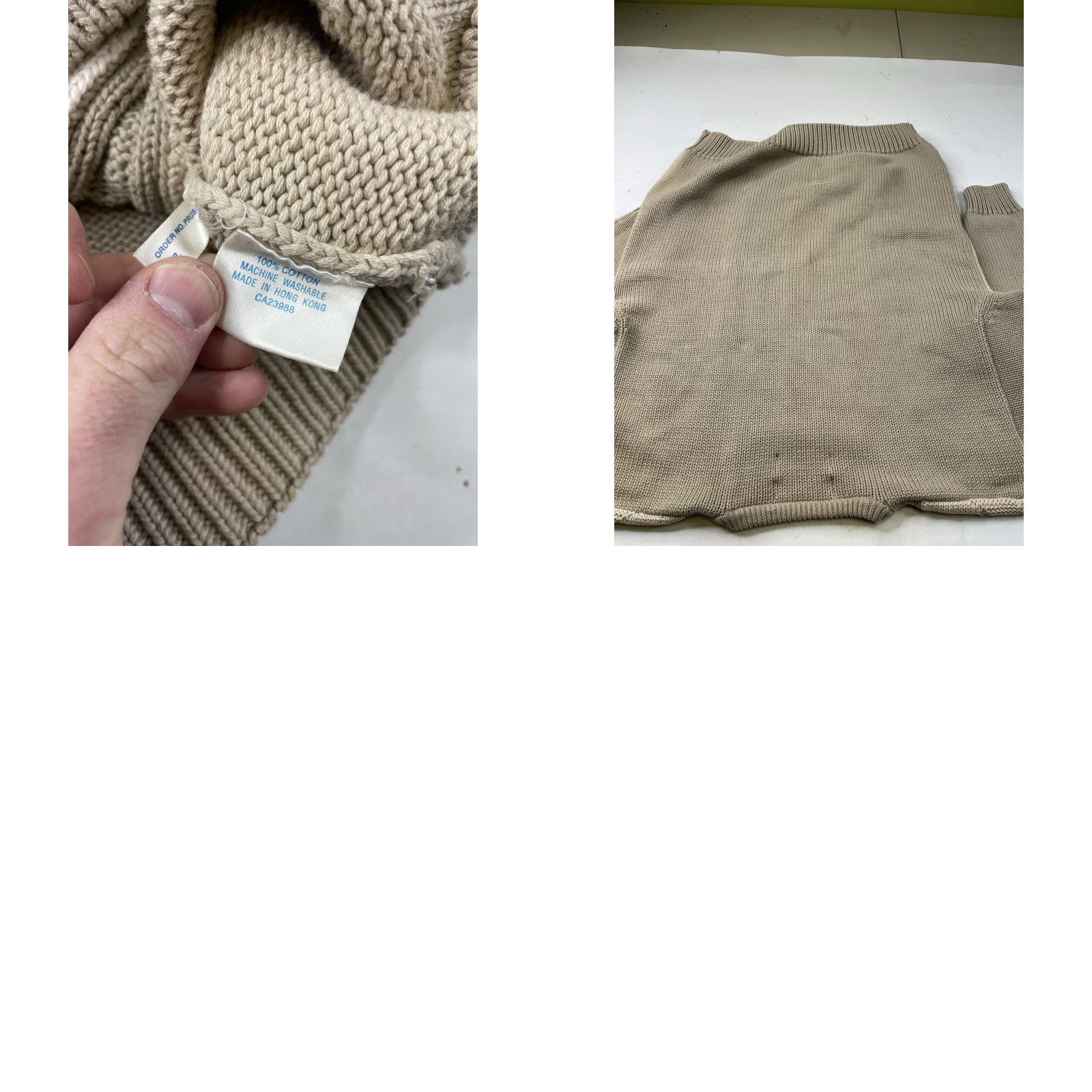 Pringle Of Scotland Pringle of Scotland Sweater Pullover Knit Crew Neck Cable-Knit Multicolor Cotton Mens Large L Size US L / EU 52-54 / 3 - 8 Thumbnail