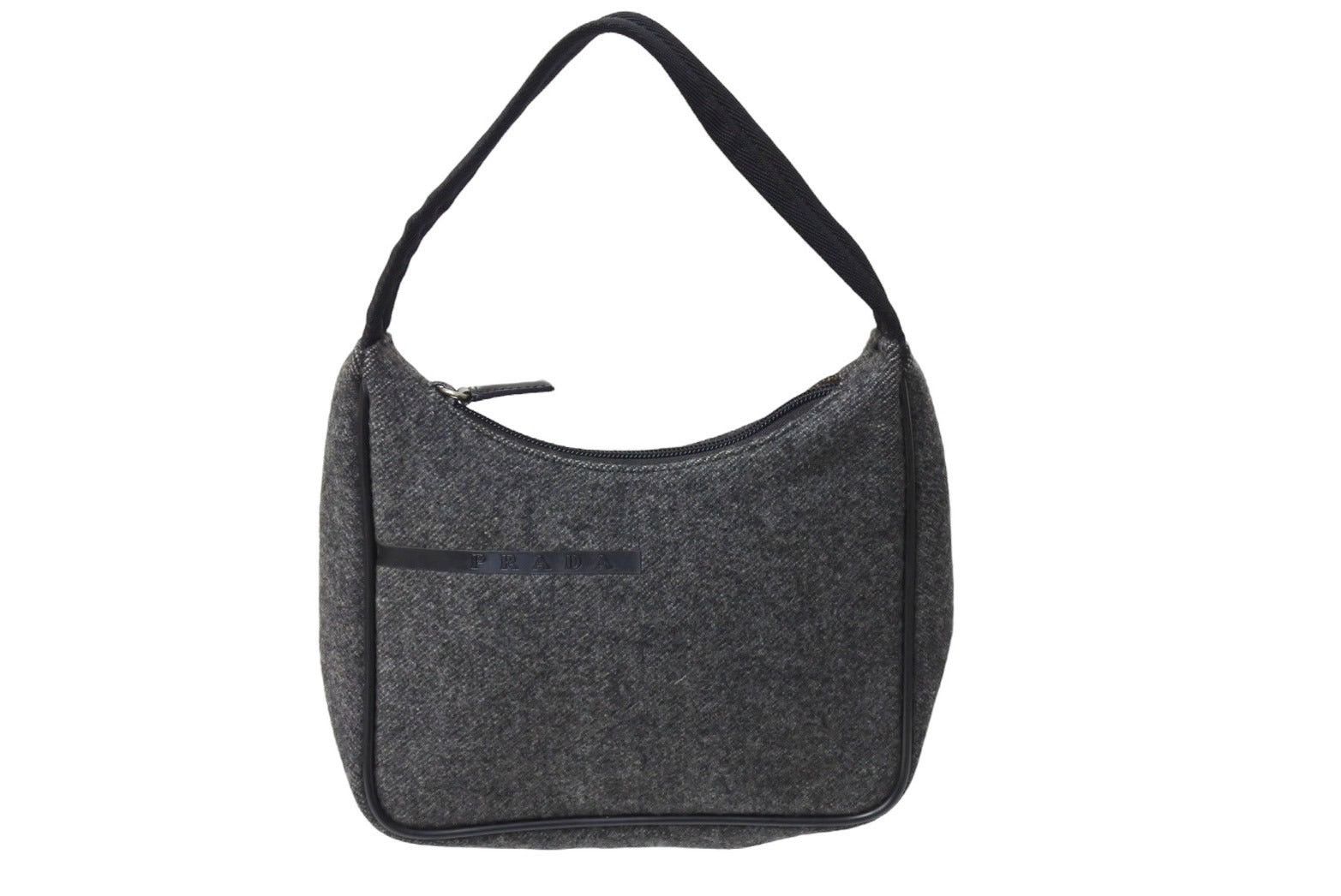 Prada Hobo Handbag Prada Sport Shoulder Bag in Grey, Men's